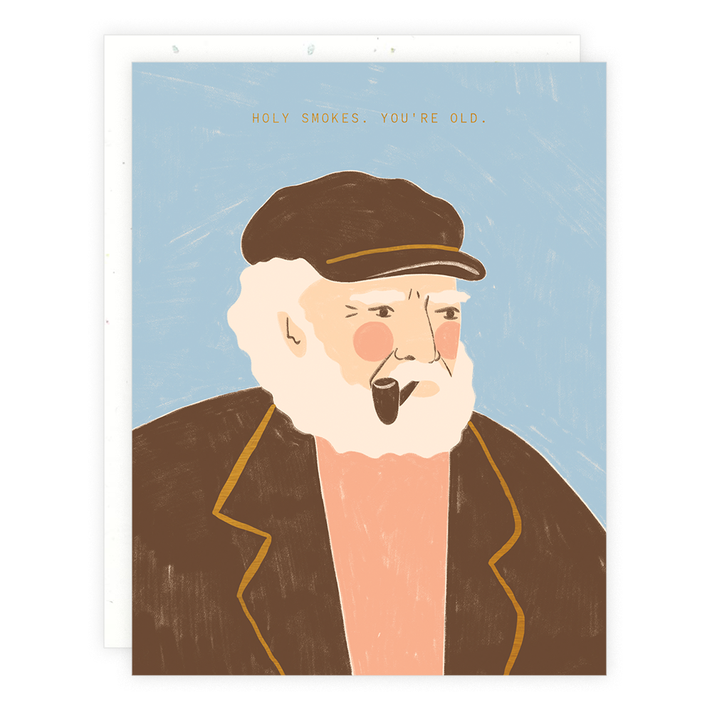 Holy Smokes Birthday Card