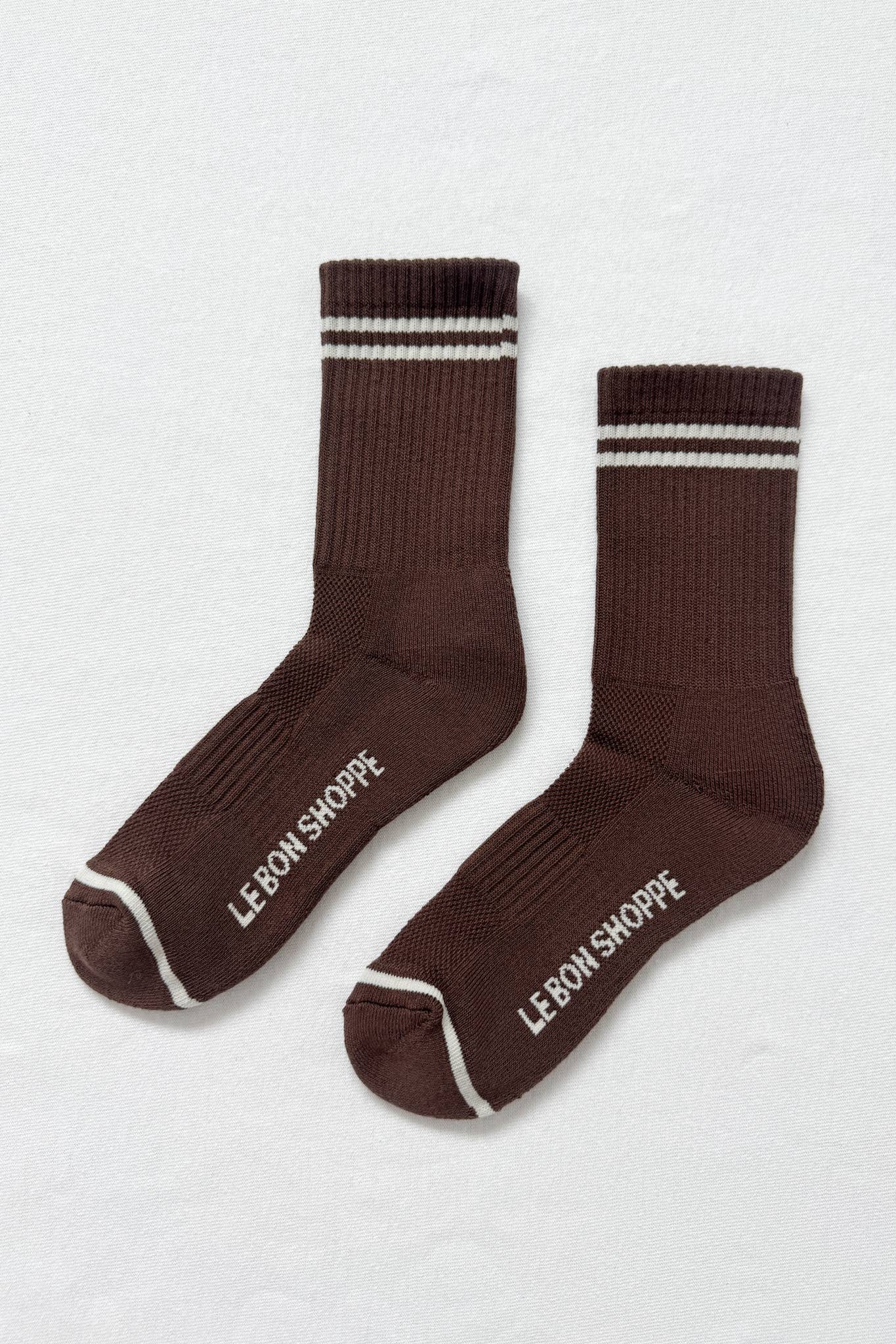 Boyfriend Socks: Clean White