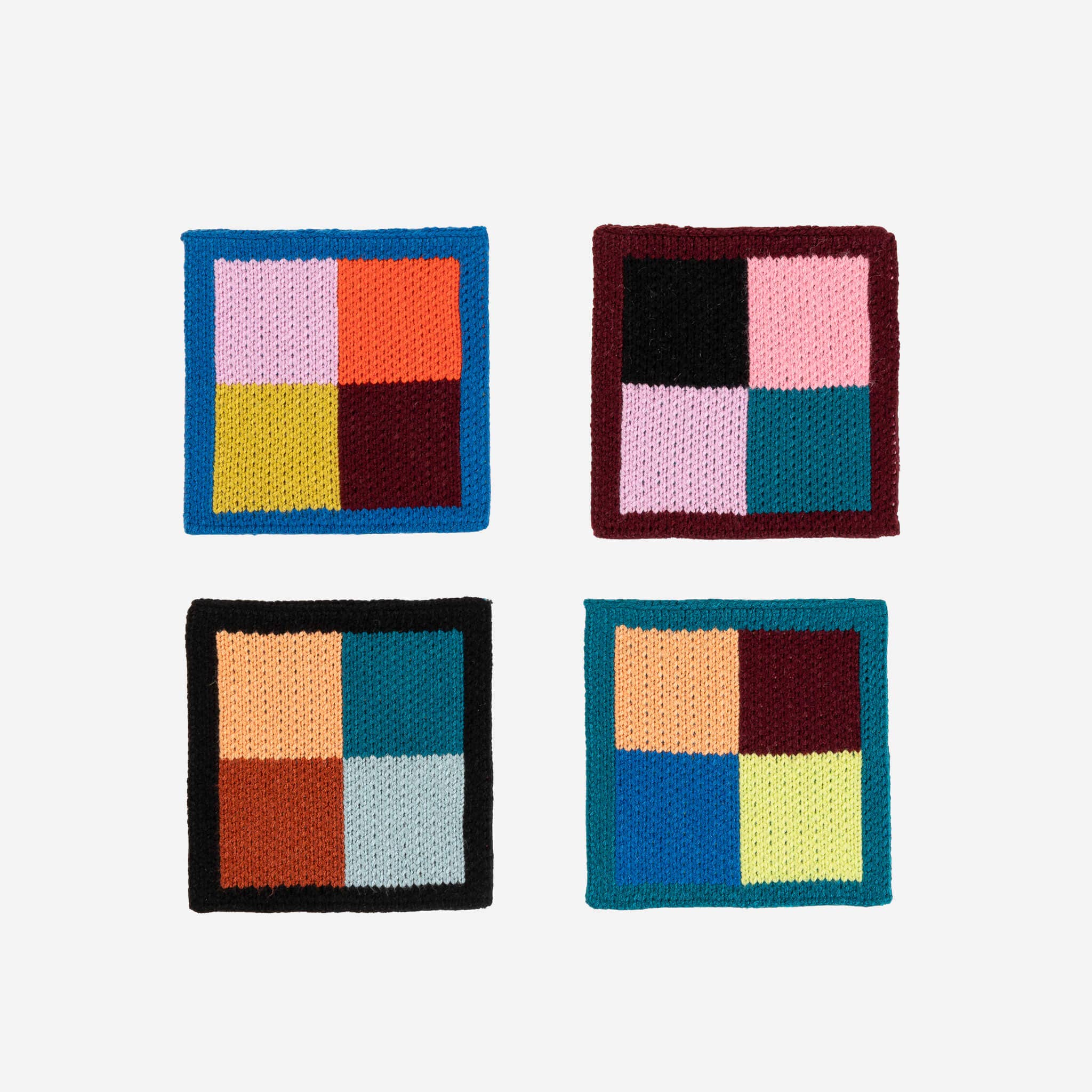 Color Patch Coaster Set | Sport