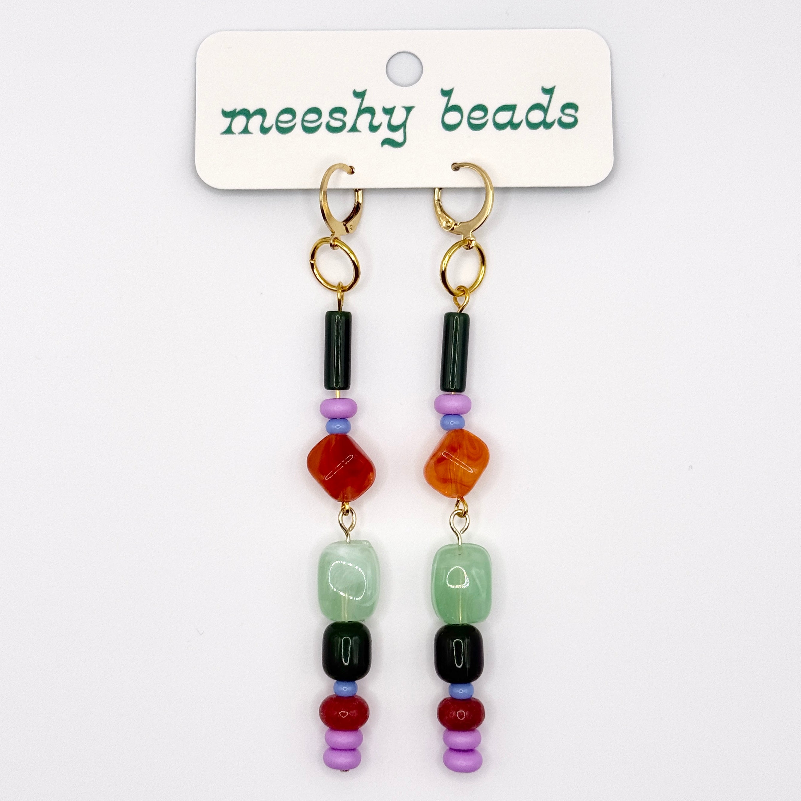 Beaded Dangle Earrings
