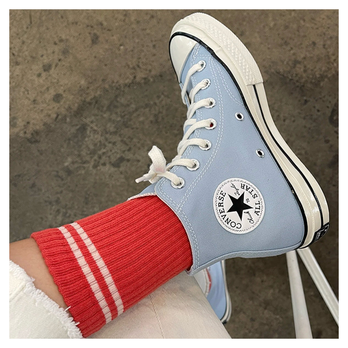 Boyfriend Socks | Coral