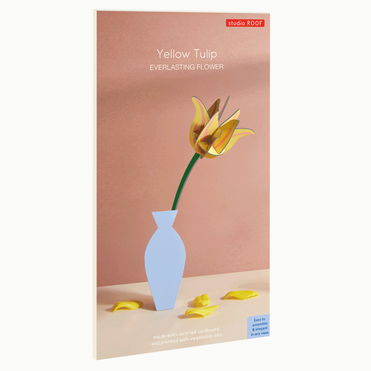 3D Flower | Yellow Tulip