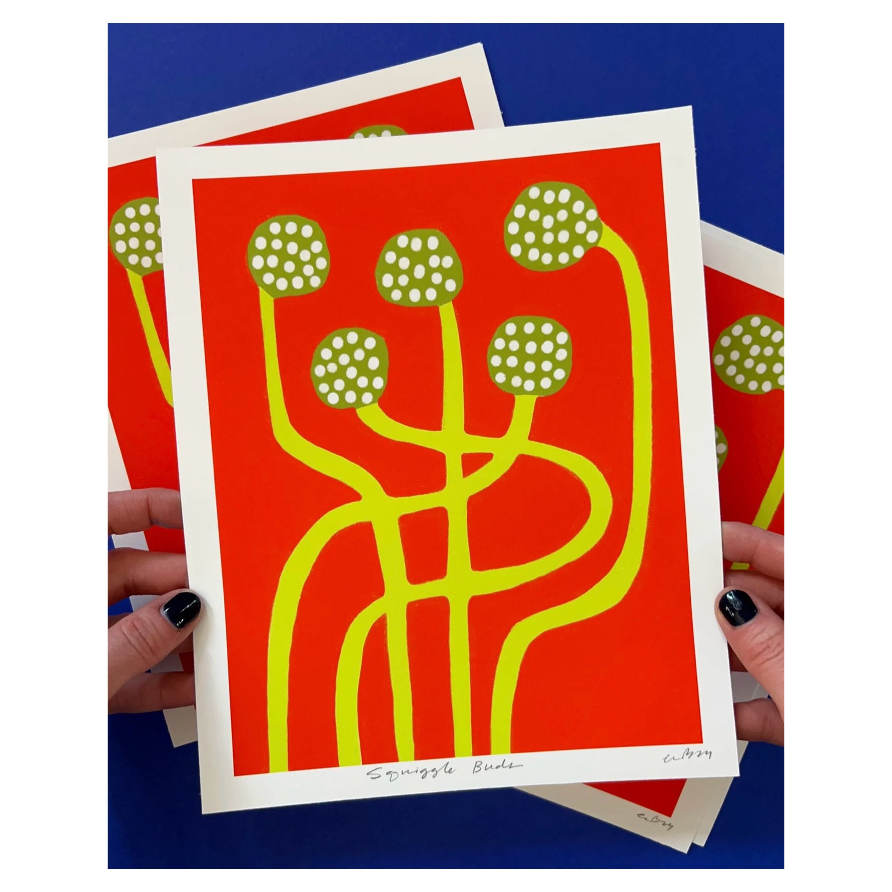 Squiggle Buds | Art Print