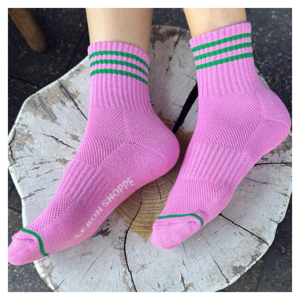 Girlfriend Socks | Rose Pink