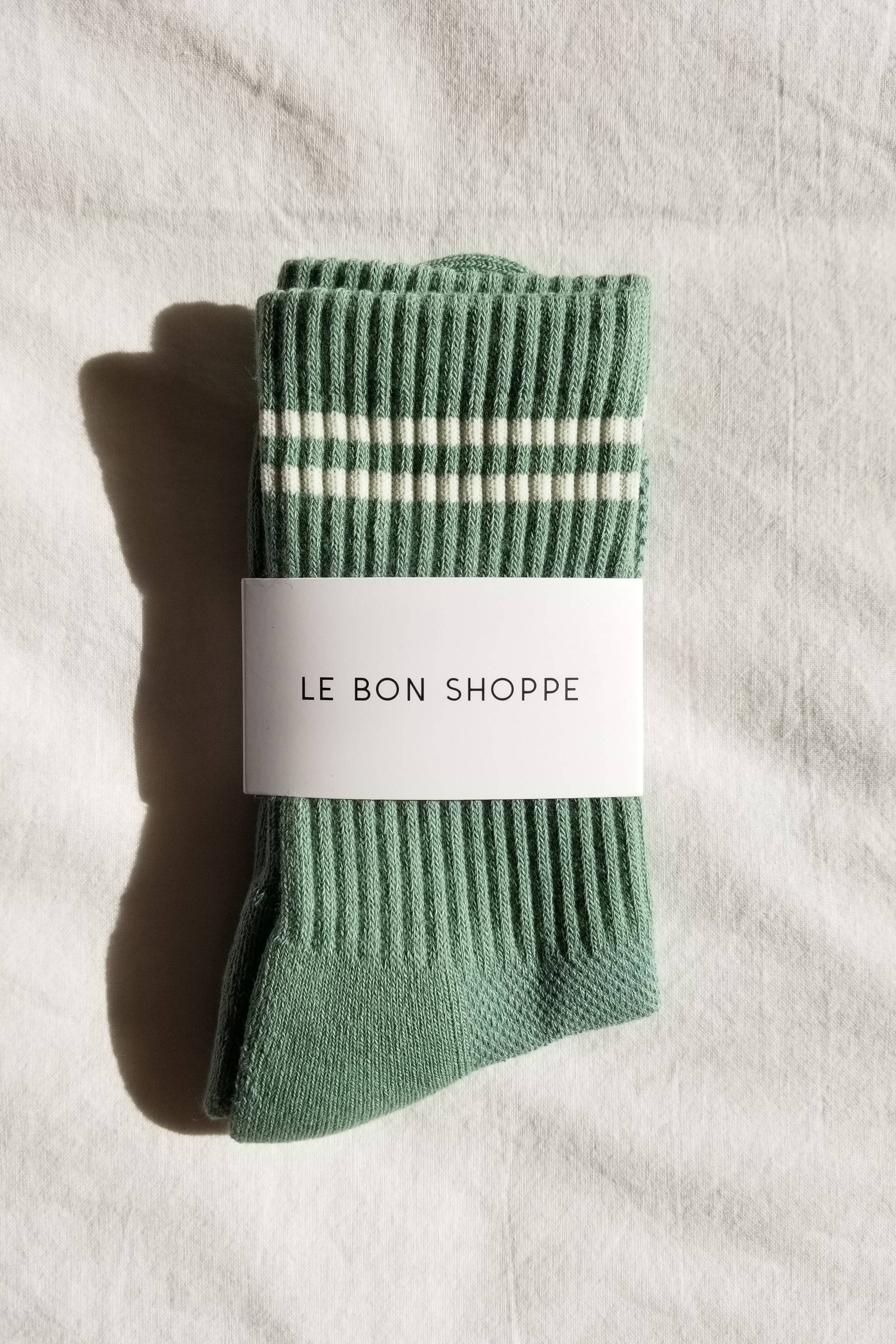 Boyfriend Socks: Clean White