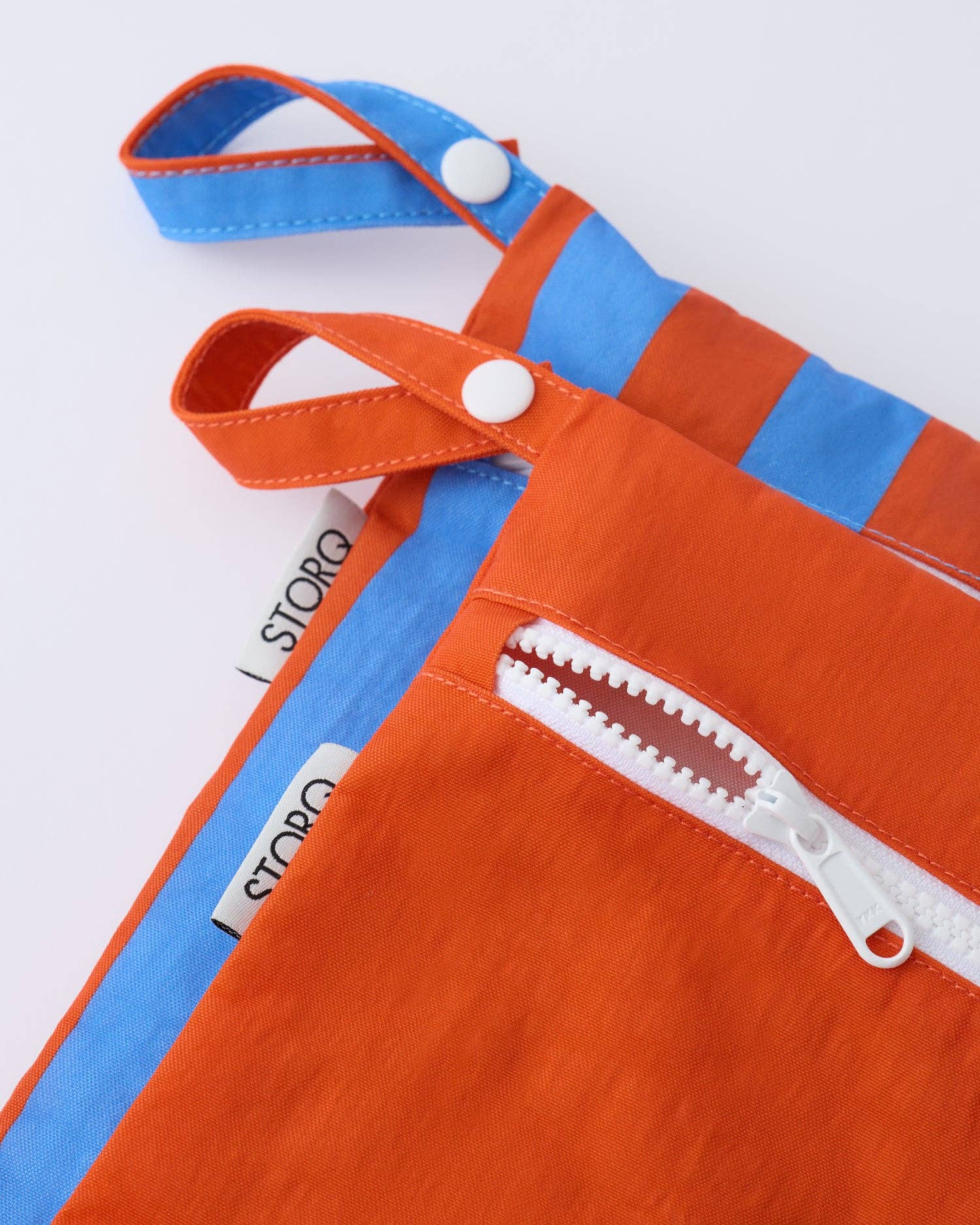Wet/Dry Bag Set | Blue & Rust Stripe