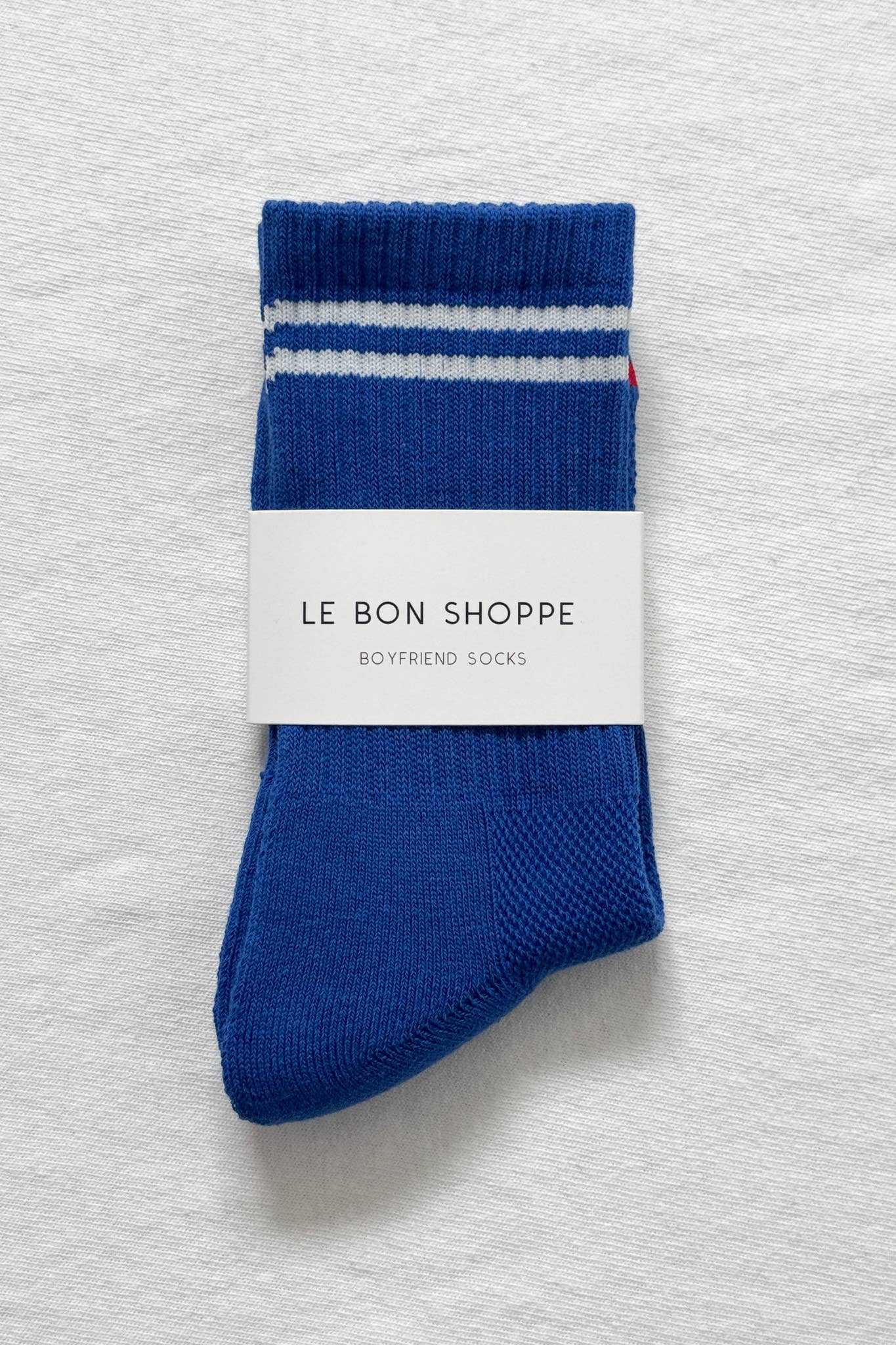 Boyfriend Socks: Cobalt