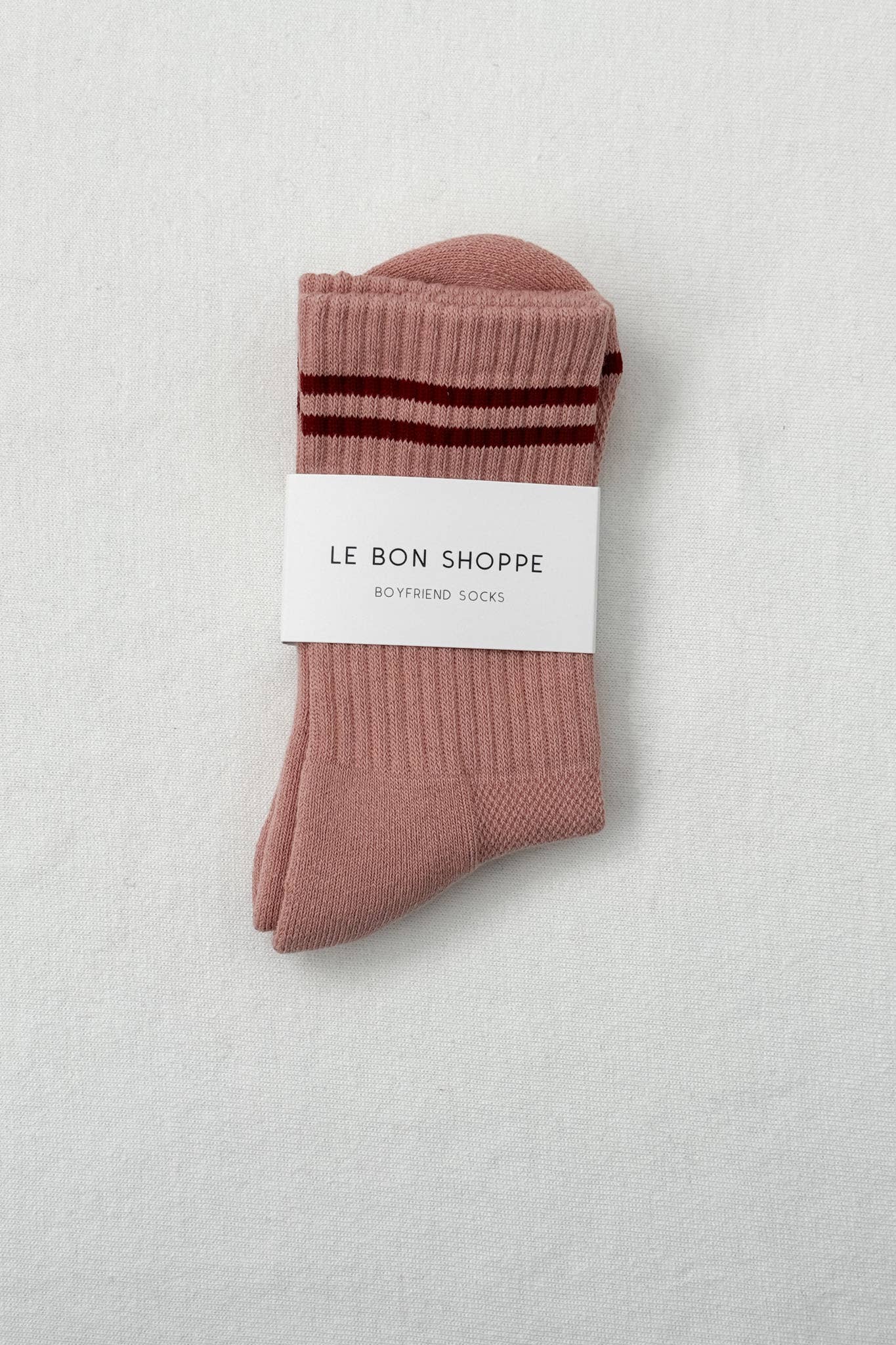 Boyfriend Socks: Clean White