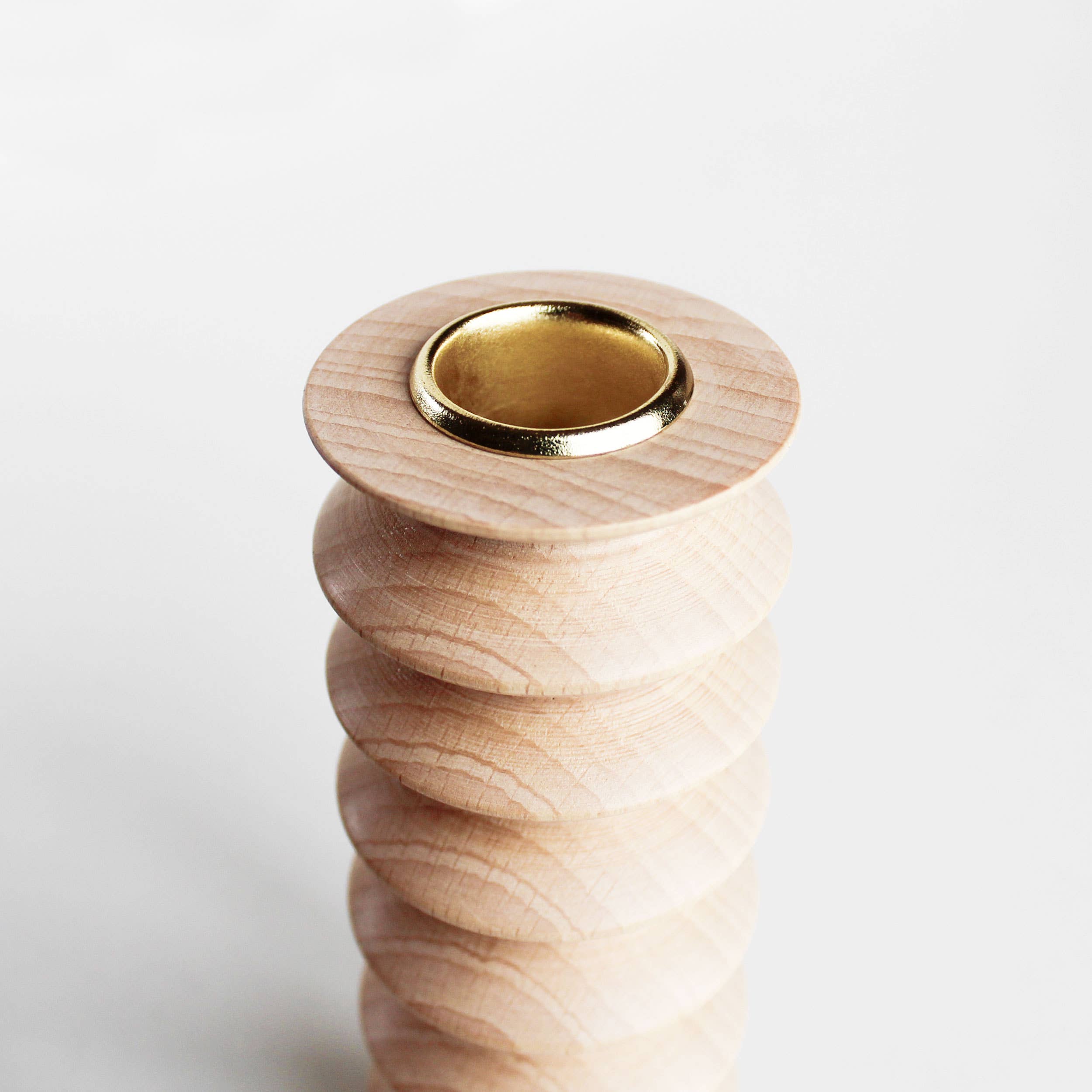 Wooden Candle Holder - Tall Nº 2