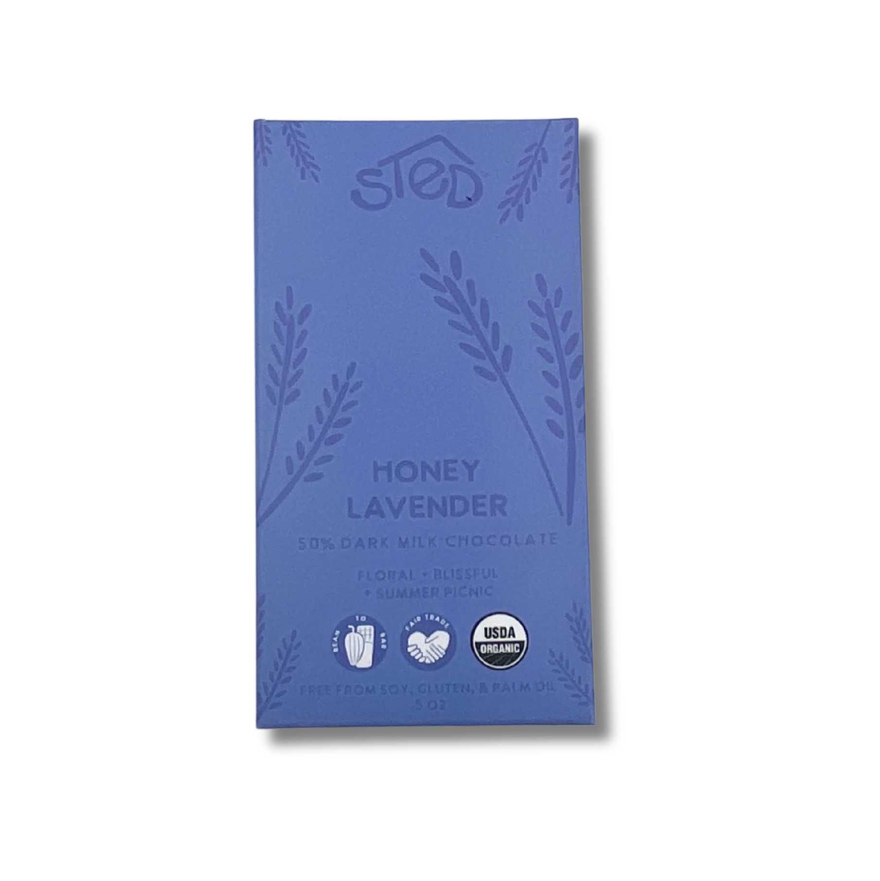 Mini Honey Lavender Chocolate Bar