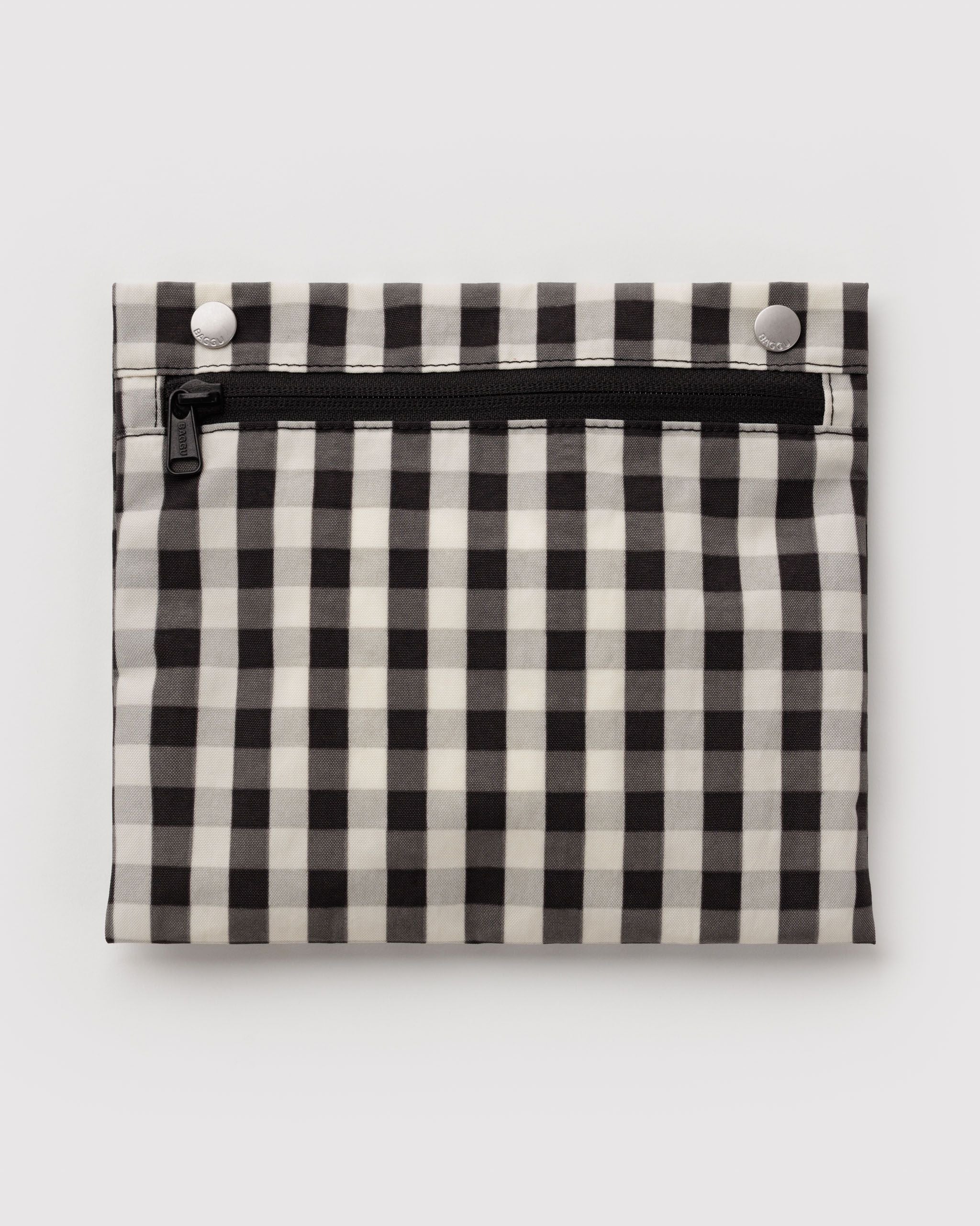 Everyday Cloud Bag | Black And Cream Gingham