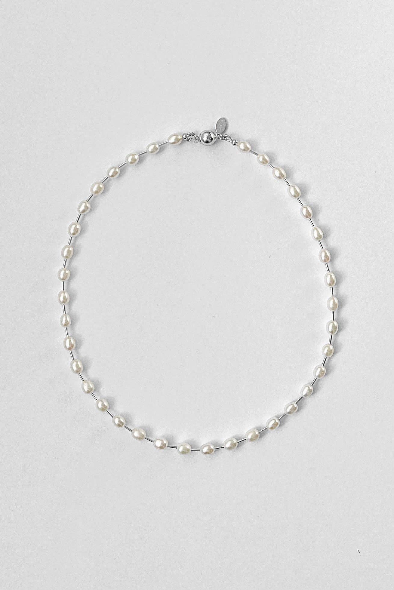 Mila Necklace: 16" / Sterling Silver