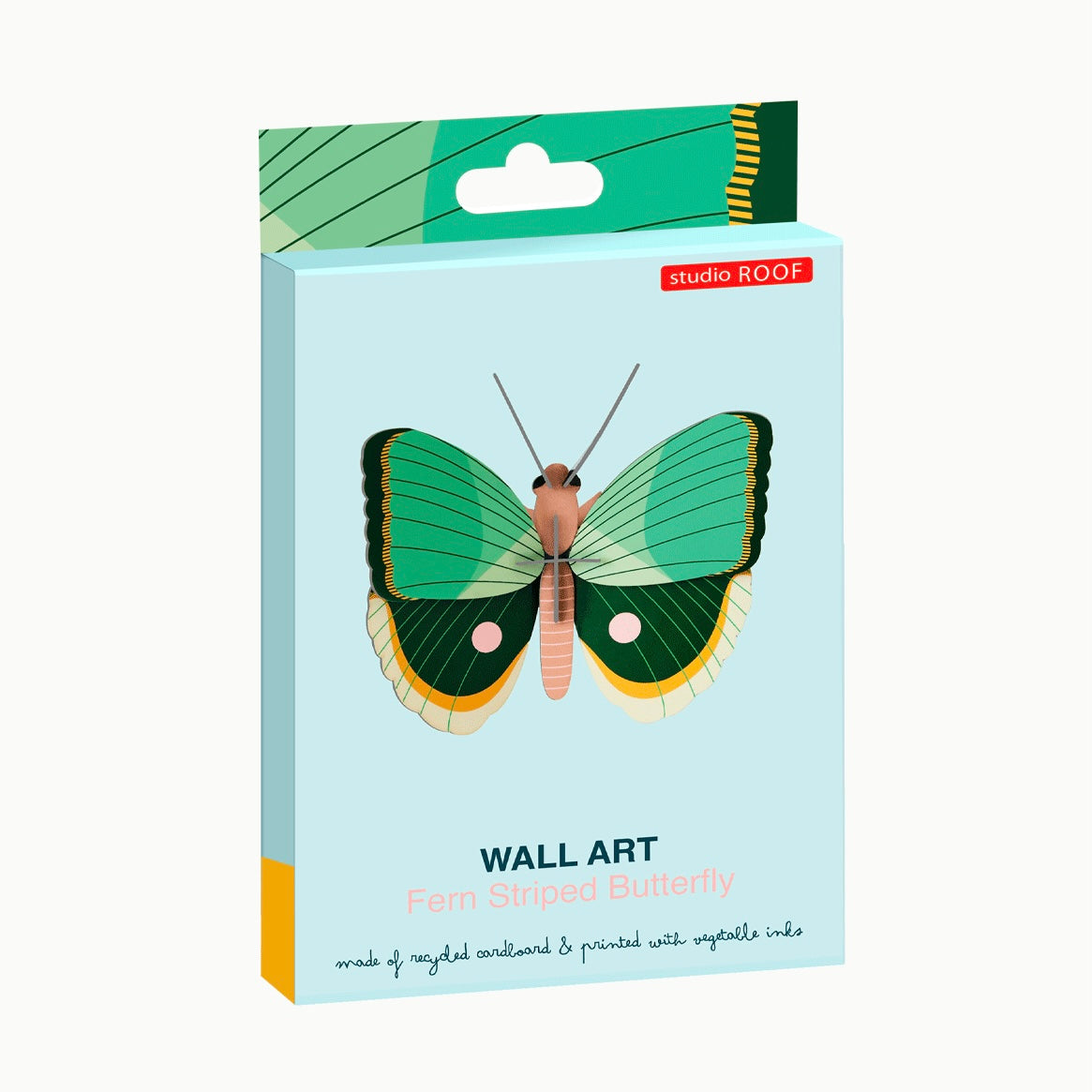 3D Wall Art | Fern Striped Butterfly