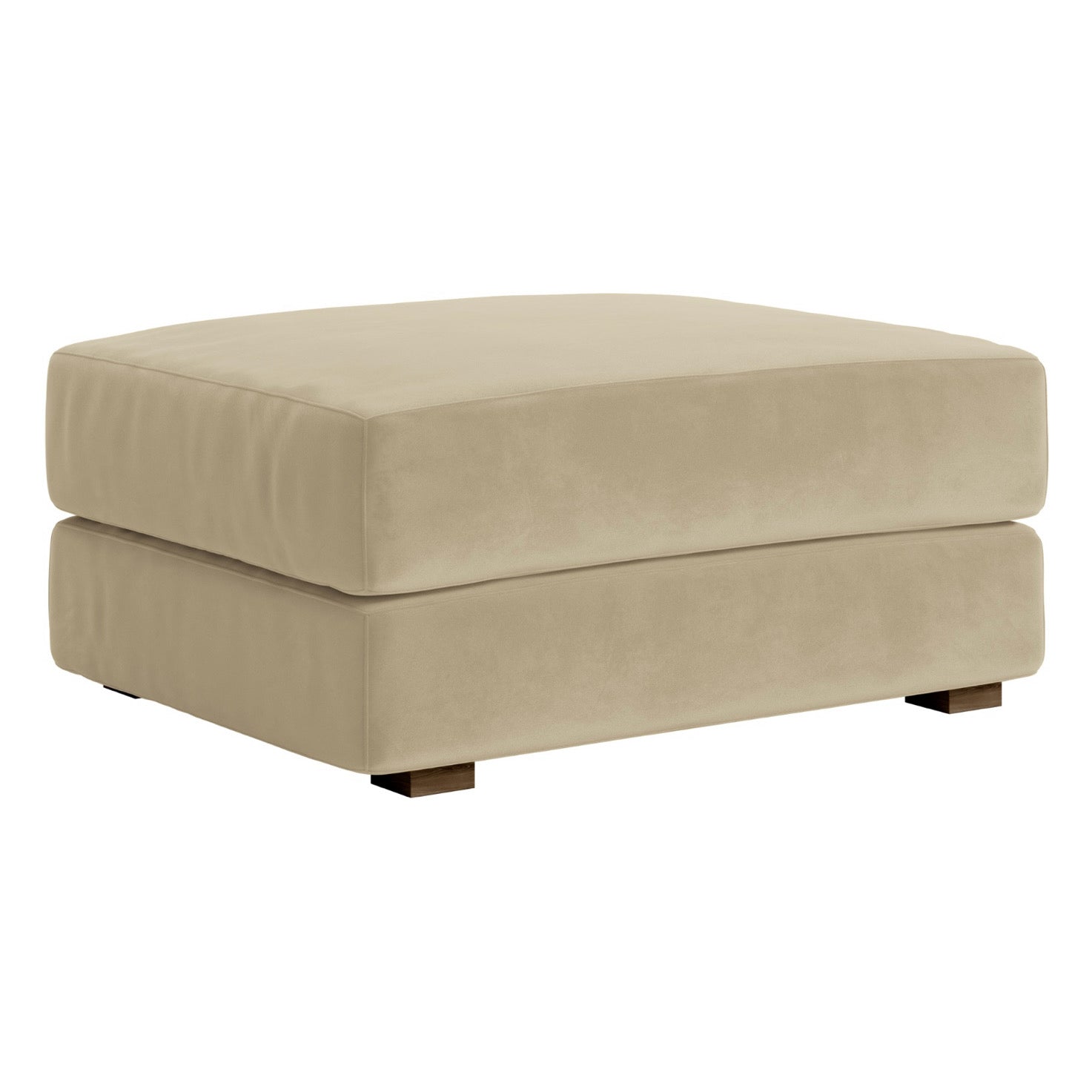 The Elevate Ottoman | Recycled Velvet