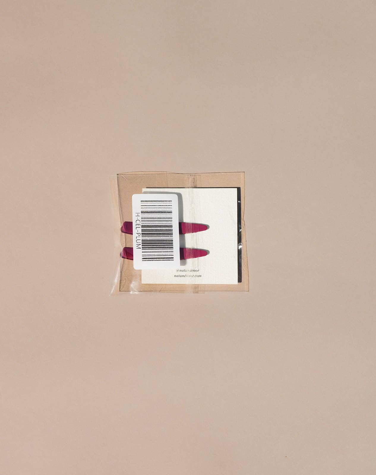 Celine Hair Clips | Plum