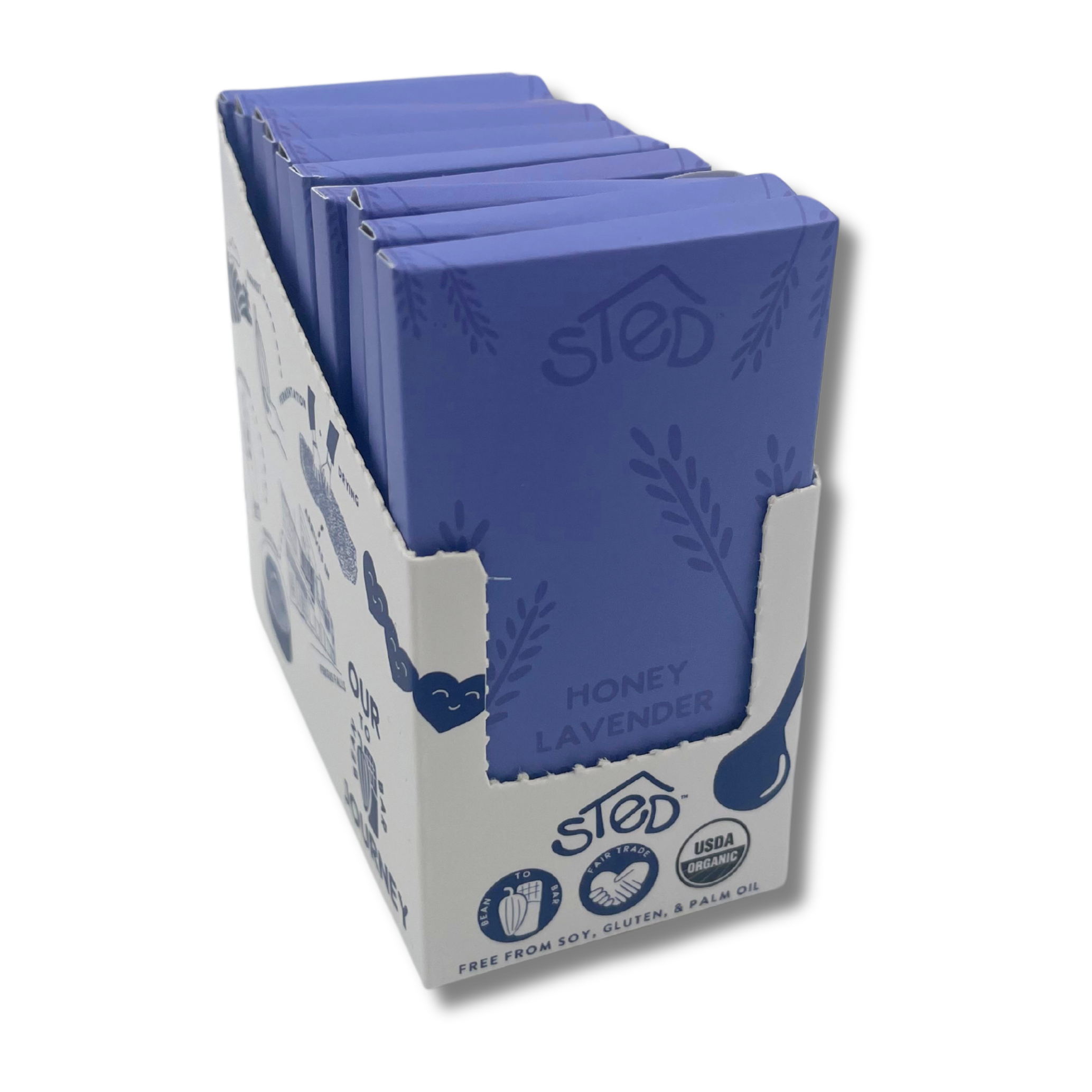 Mini Honey Lavender Chocolate Bar