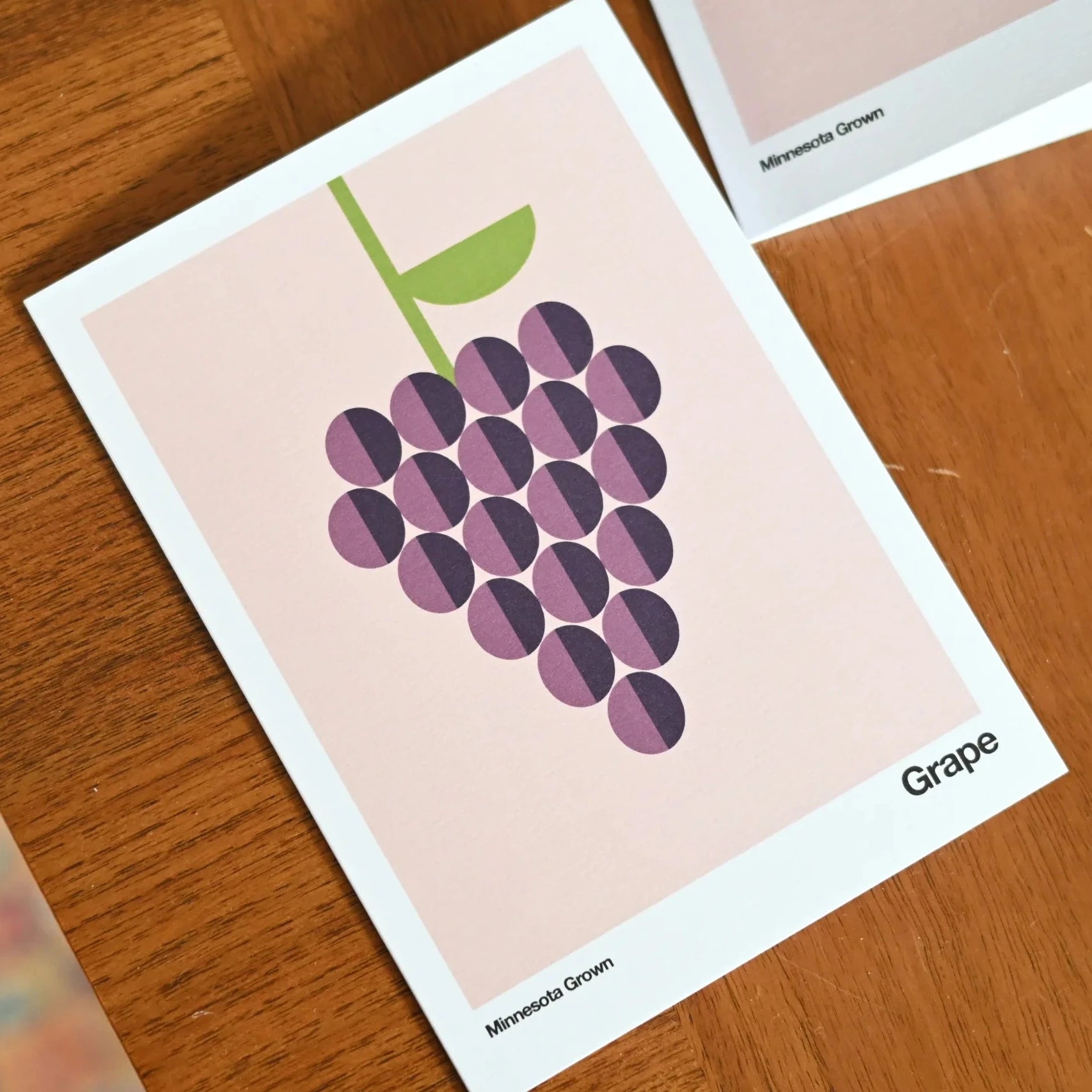 Minnesota Grown Grape | Greeting Card