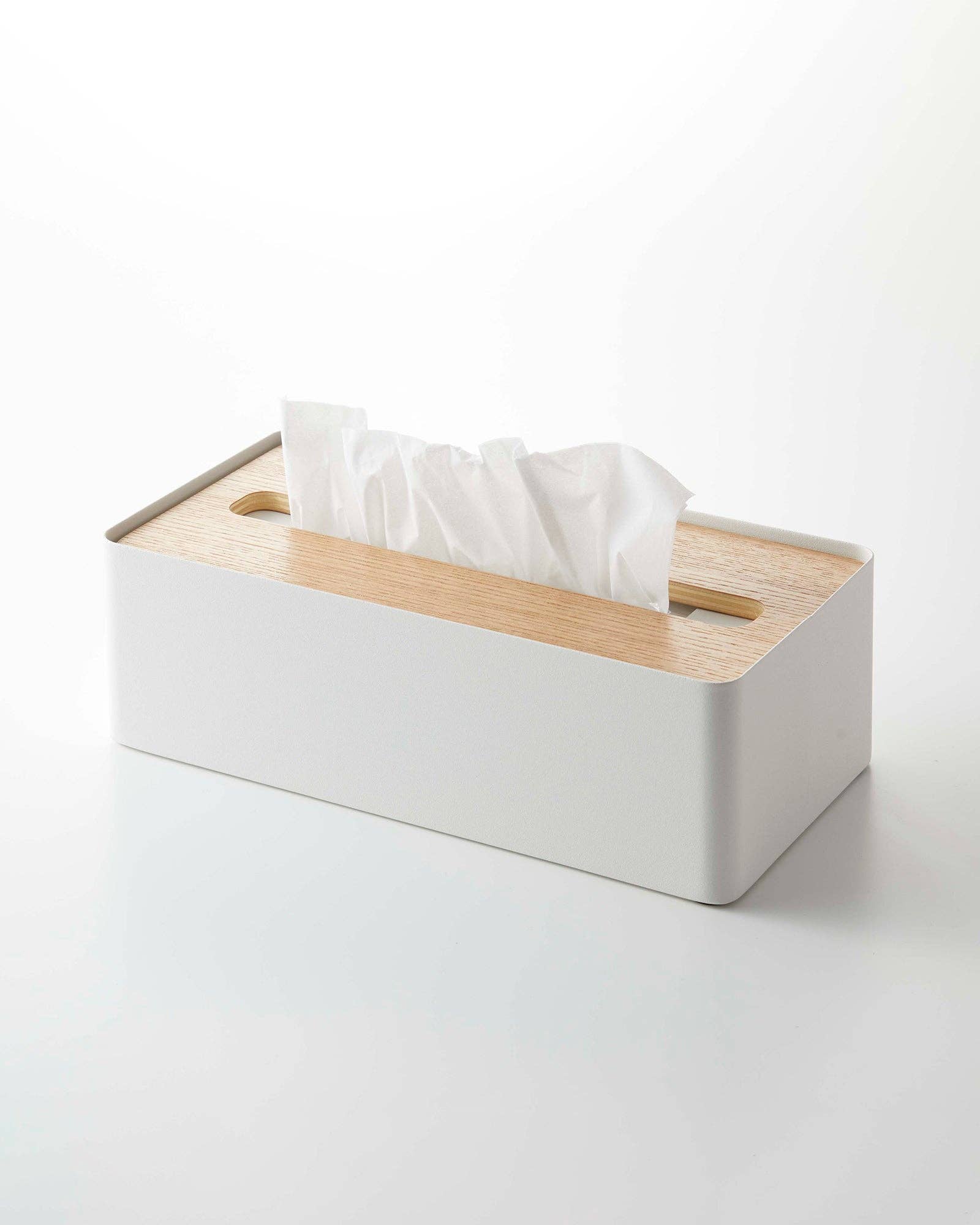 Rin Tissue Case - Steel + Wood - Short: Ash