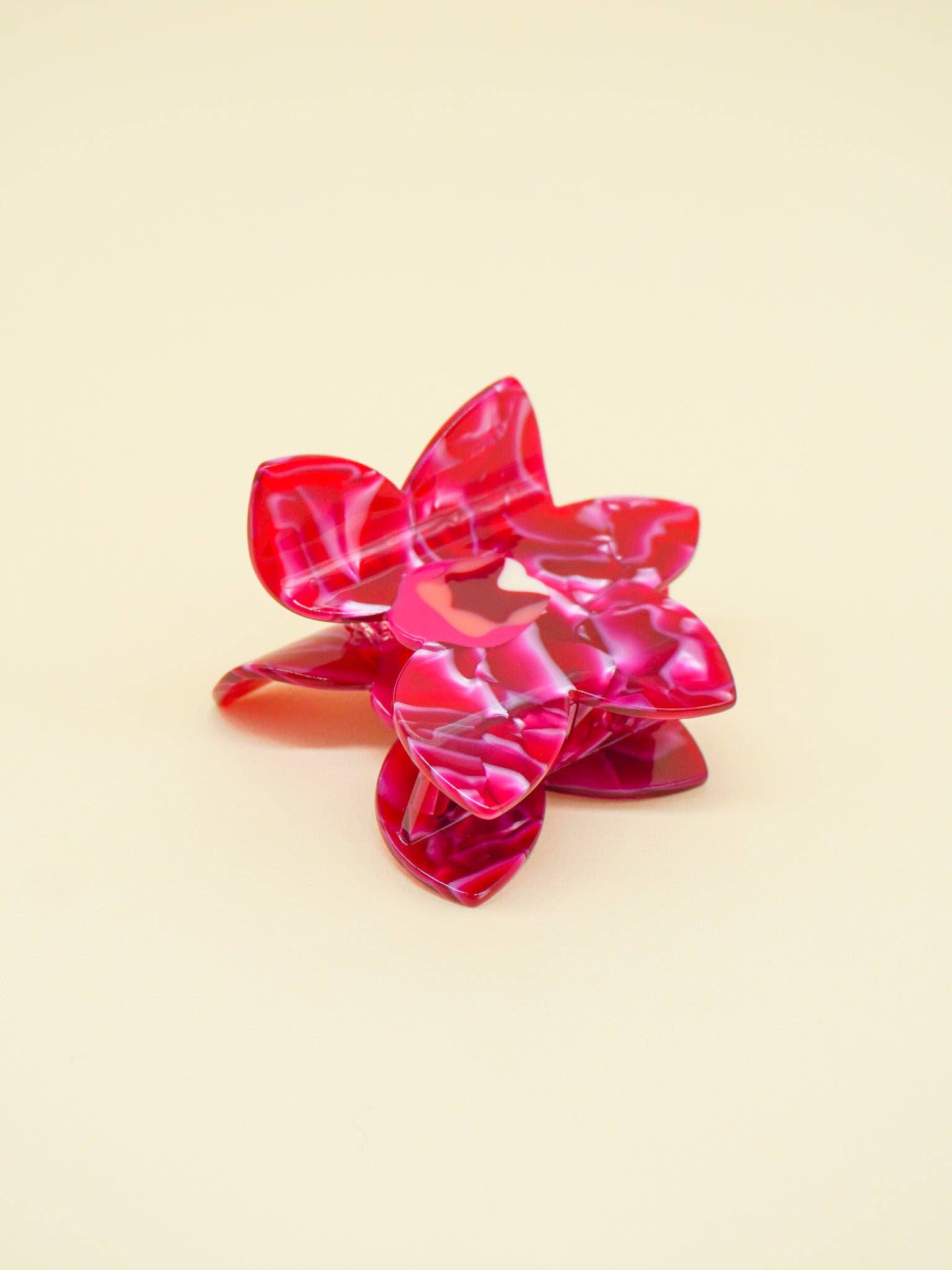 Orchid Hair-Claw in Fuscia | Big