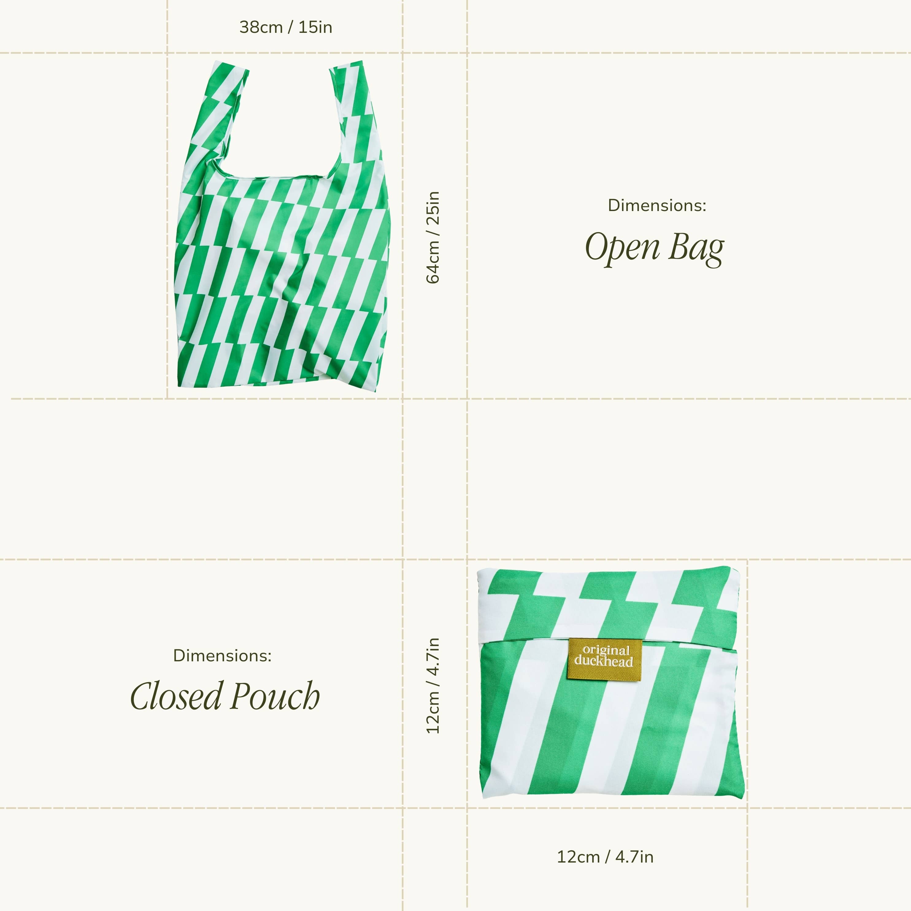 Kelly Bars Green Reusable Eco Friendly Tote Bag