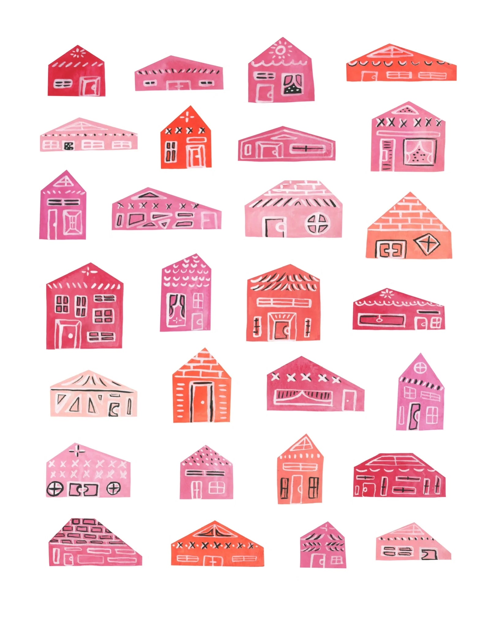 8”x10” Giclée Fine Art Print: The Pinks