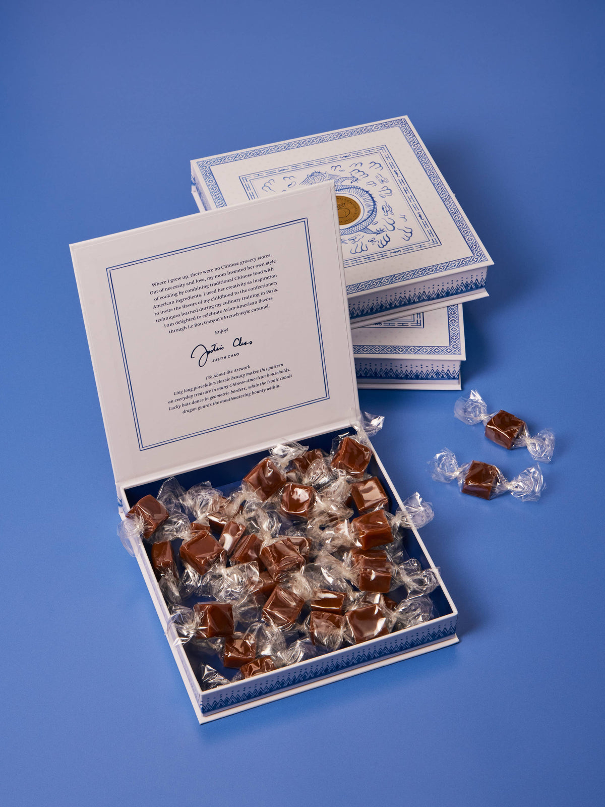 Classic Sea Salt Caramels: Blue Dragon Gift Box