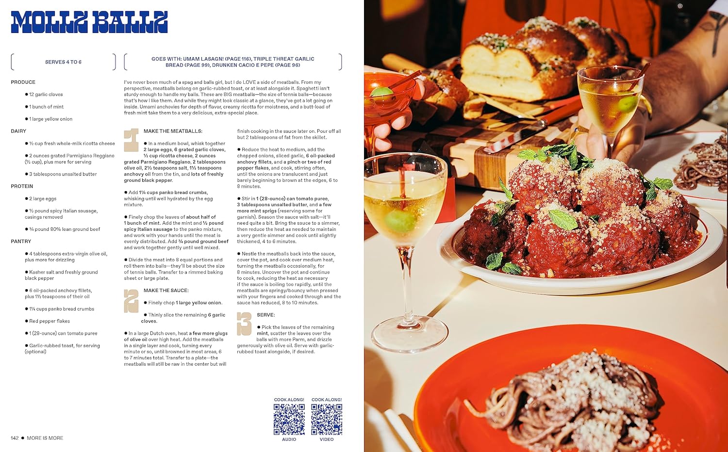 More Is More: Get Loose in the Kitchen | Cookbook