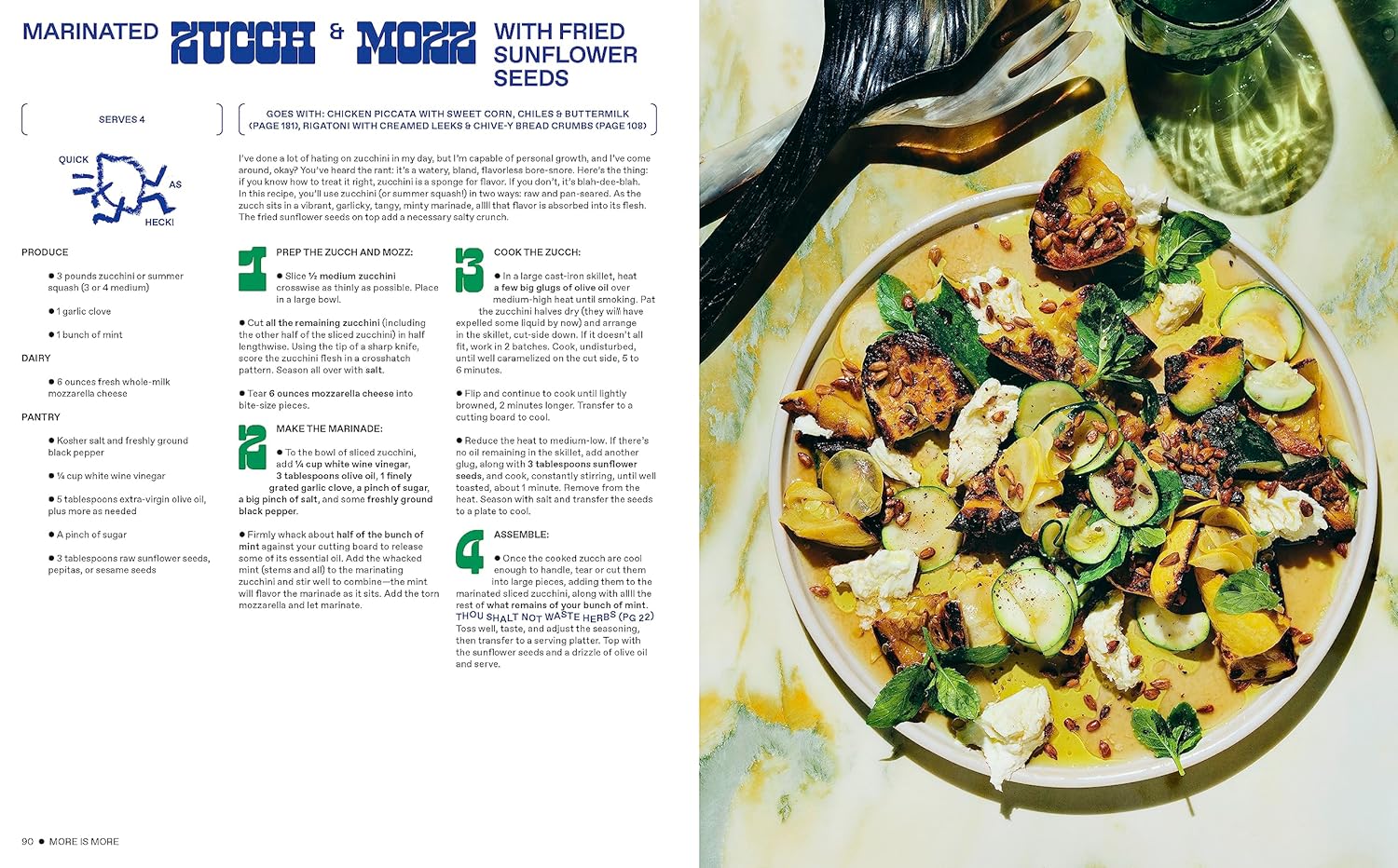 More Is More: Get Loose in the Kitchen | Cookbook