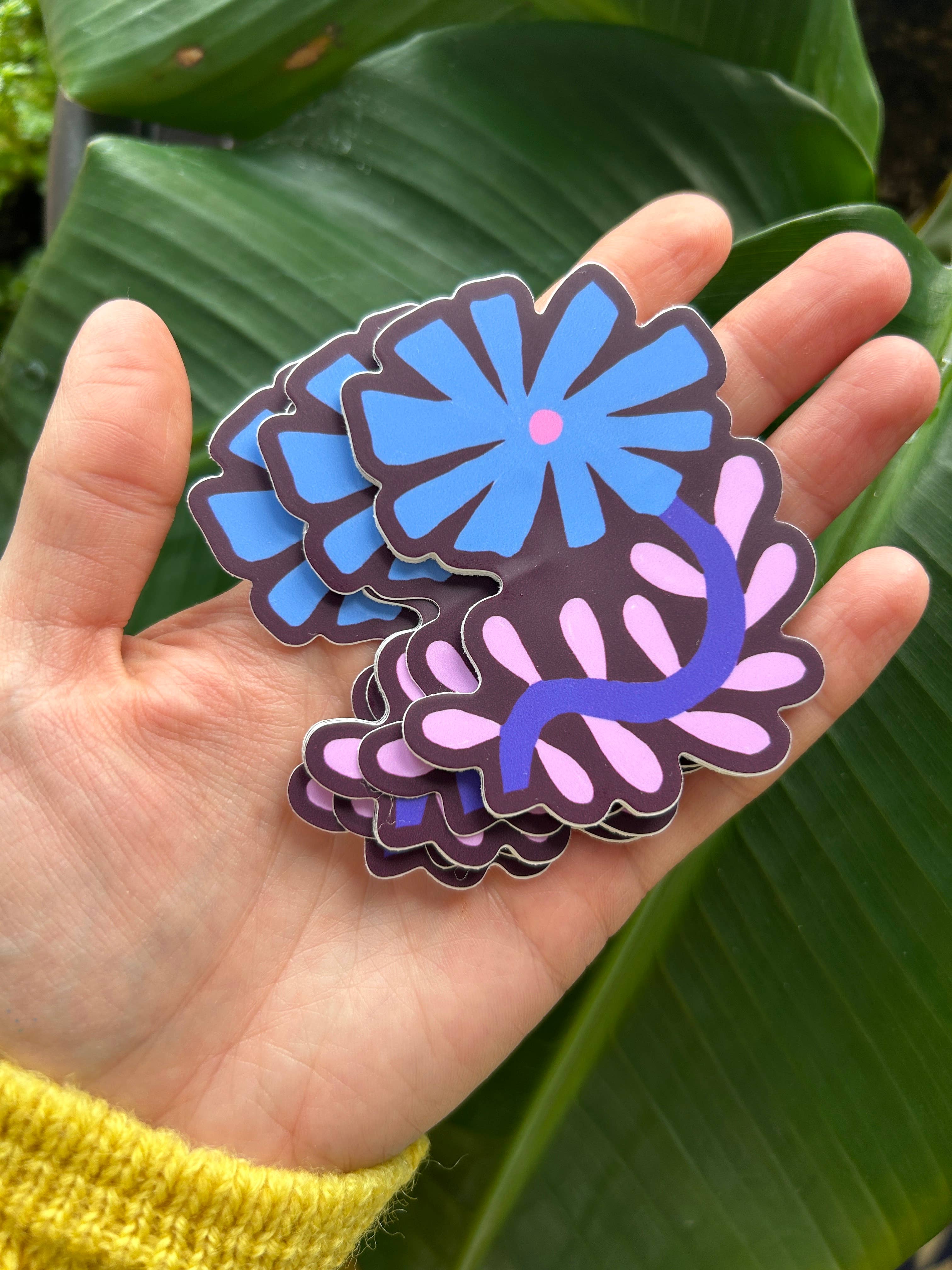 Dancing Blues Vinyl Sticker