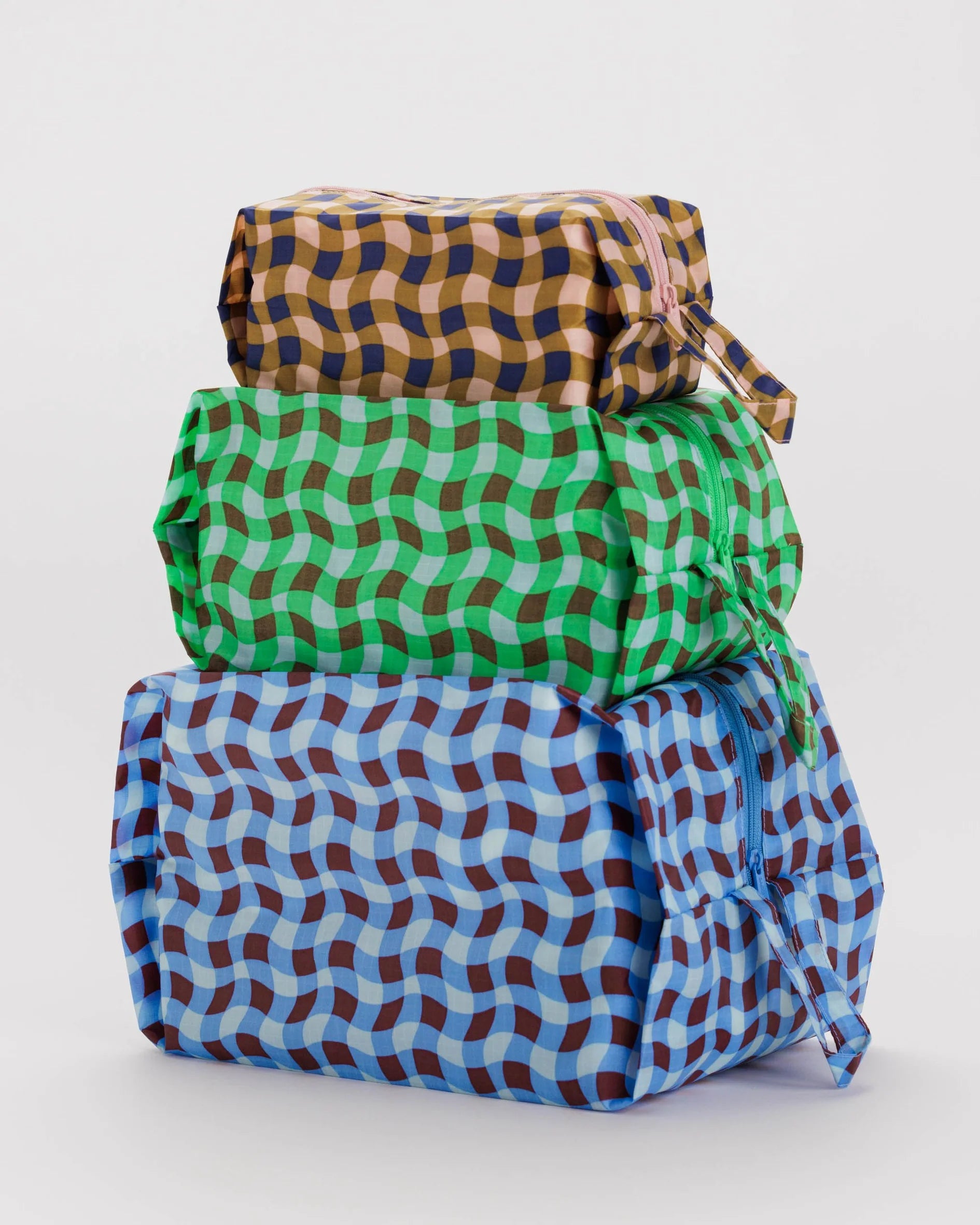 3D Zip Pouch Set