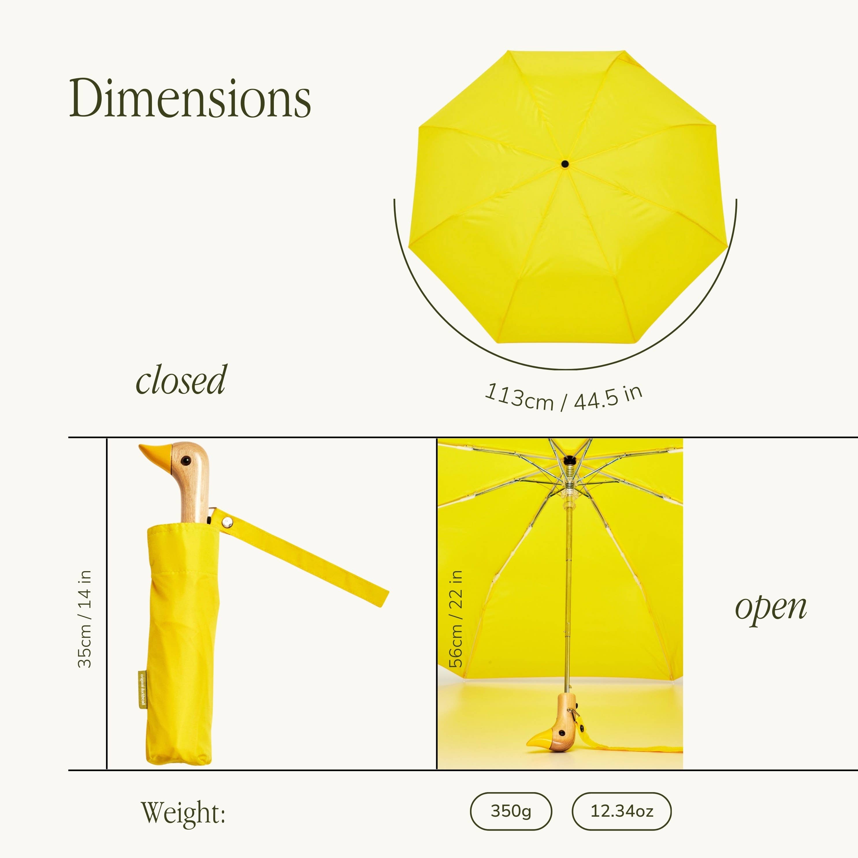 Solid Color Duck Umbrella