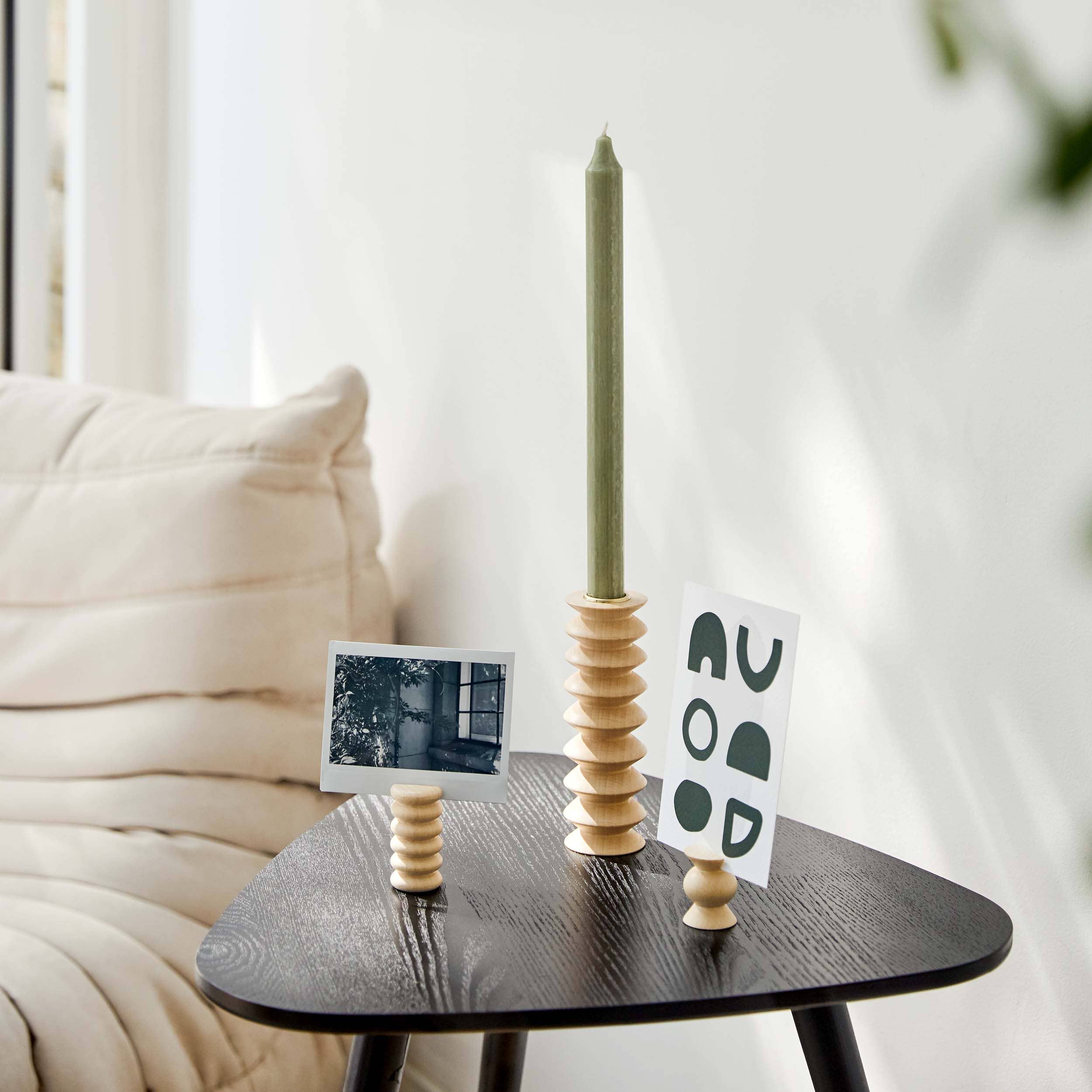 Wooden Candle Holder - Tall Nº 2