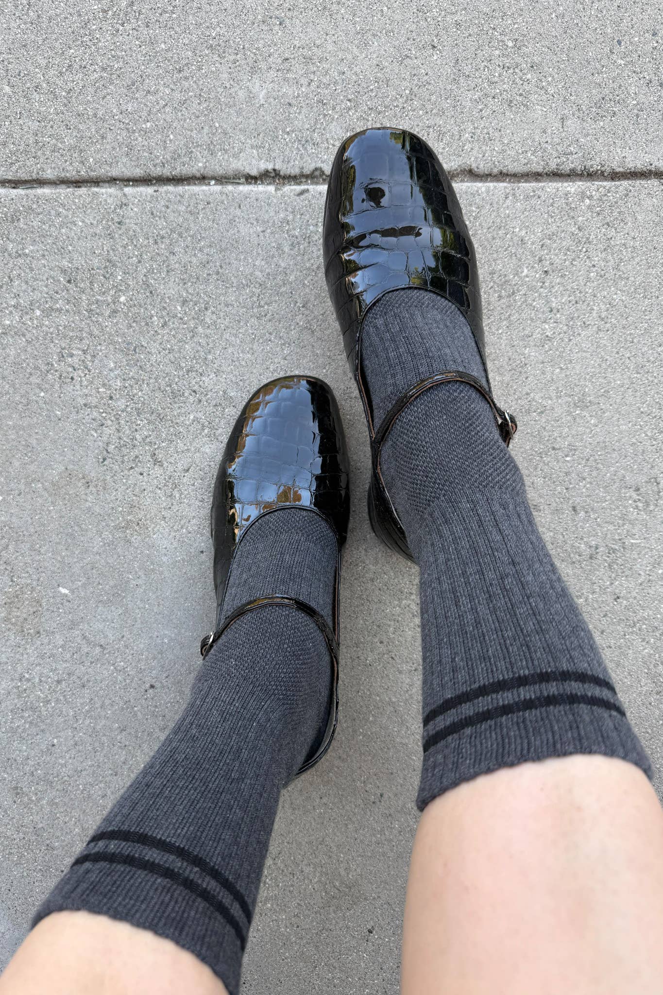 Boyfriend Socks: Clean White