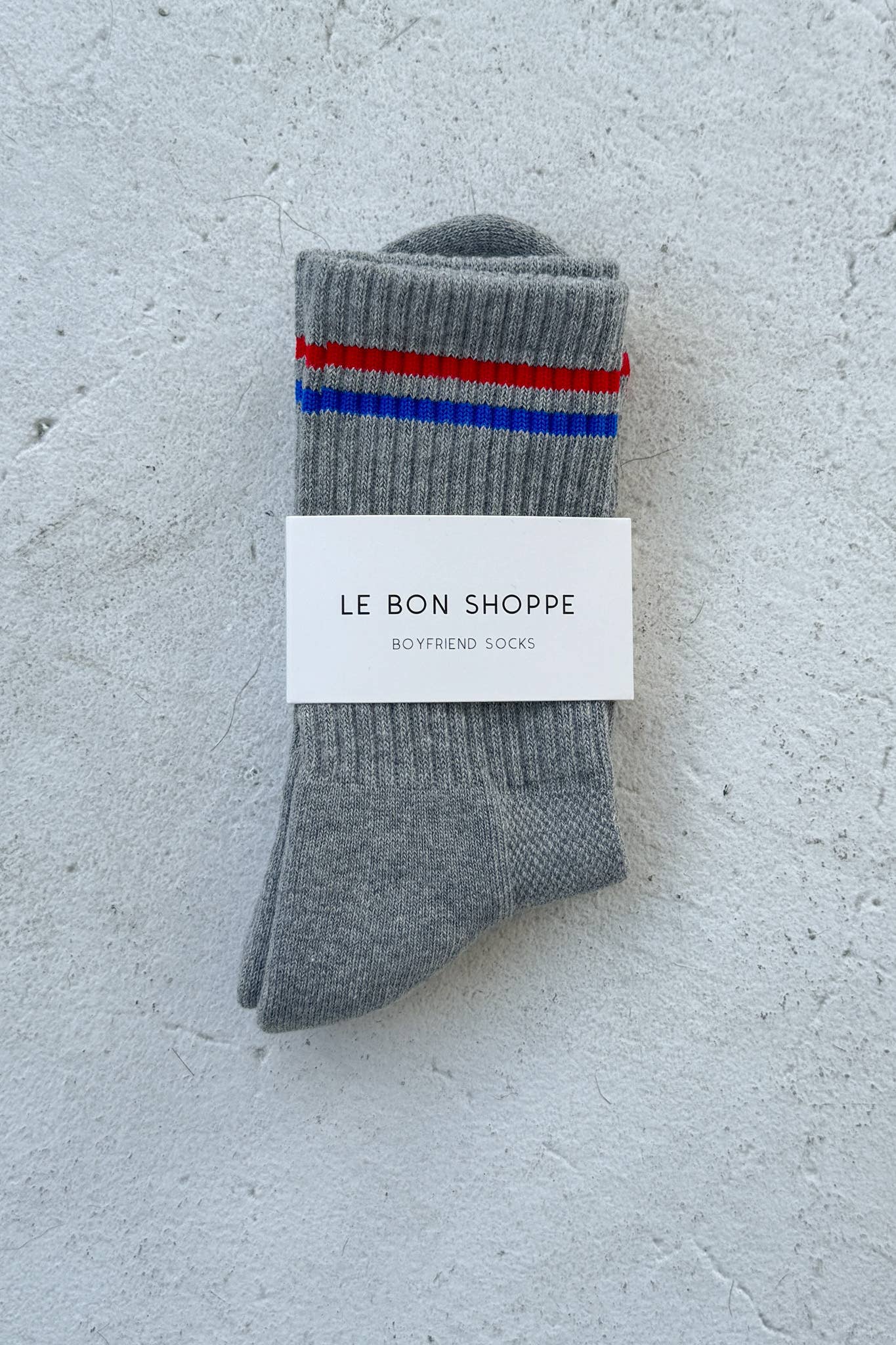Boyfriend Socks: Clean White