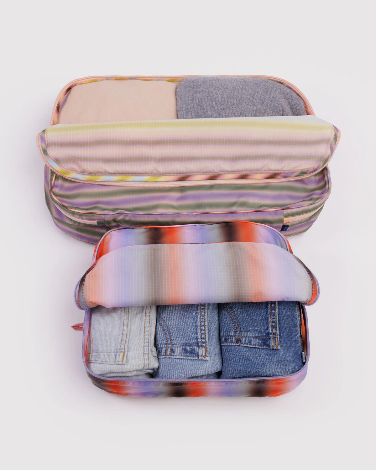 Large Packing Cube Set | Gradient Stripes
