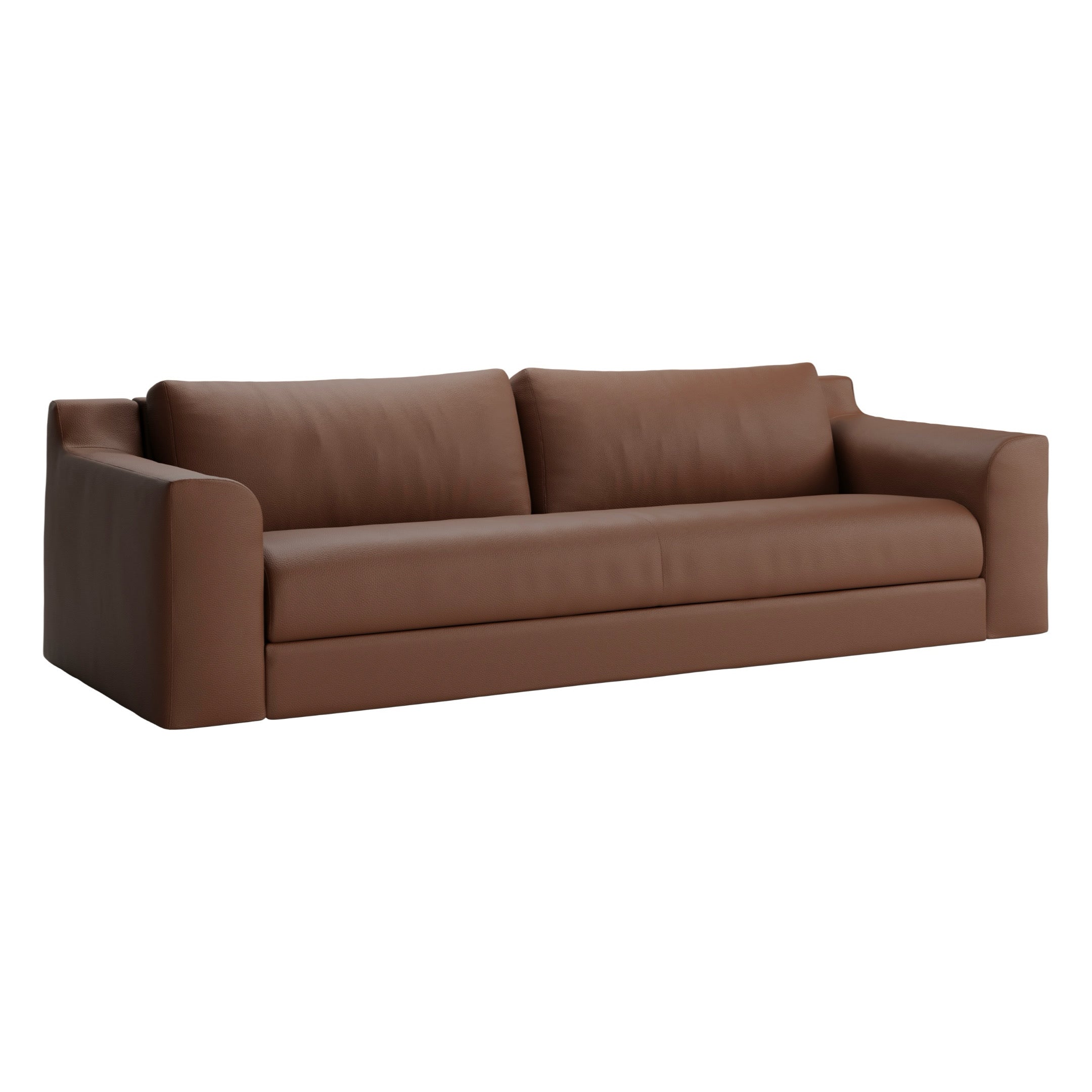 The Elevate Natural Sofa | 96” | Cactus Leather