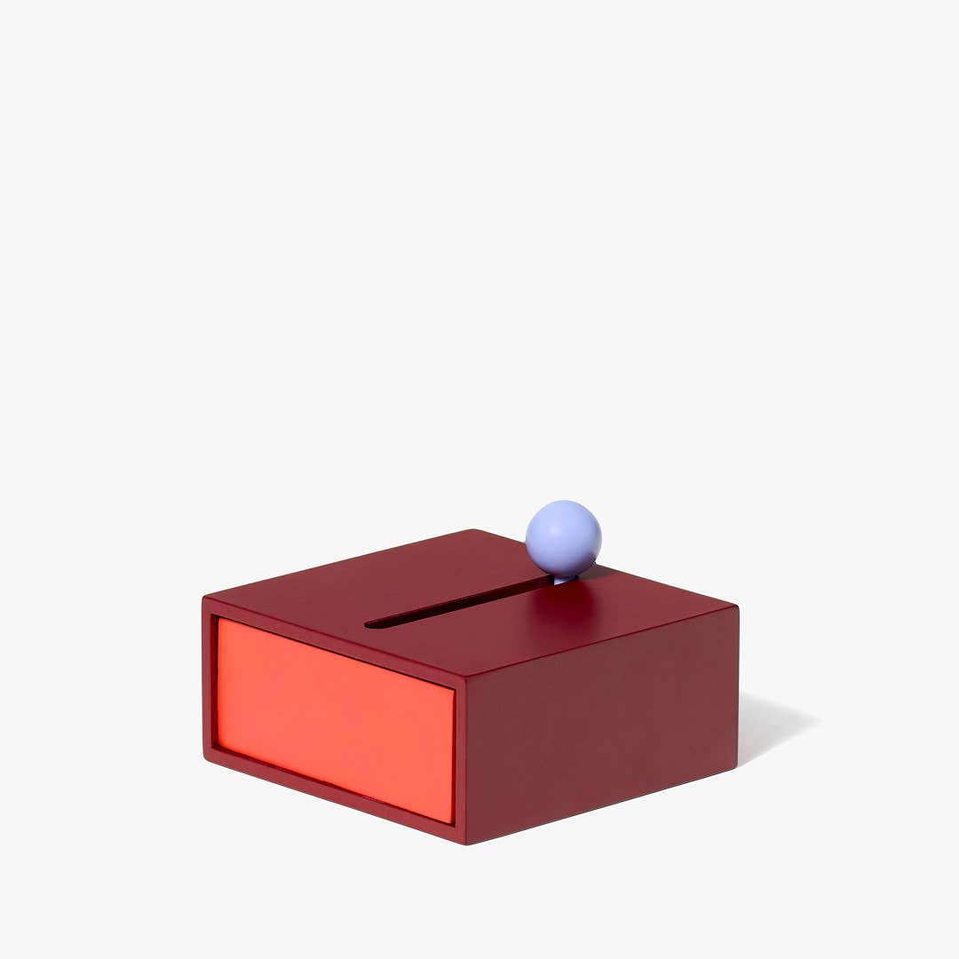 Cache Box: Small - Red/Orange