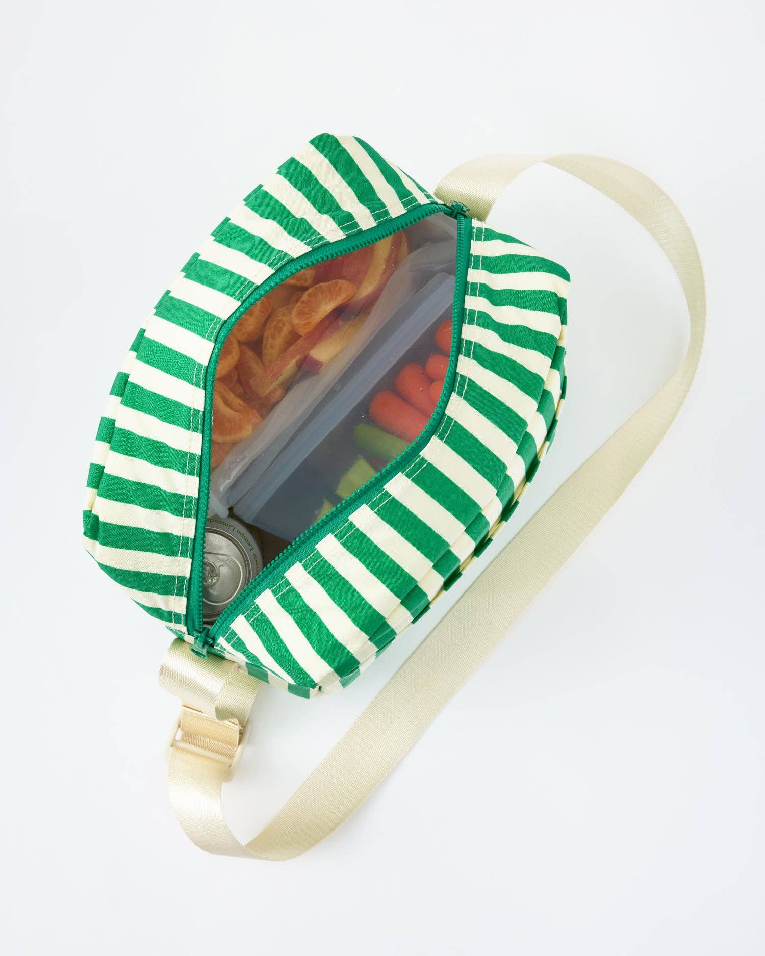 Jumbo Cooler Bag | Green Stripe