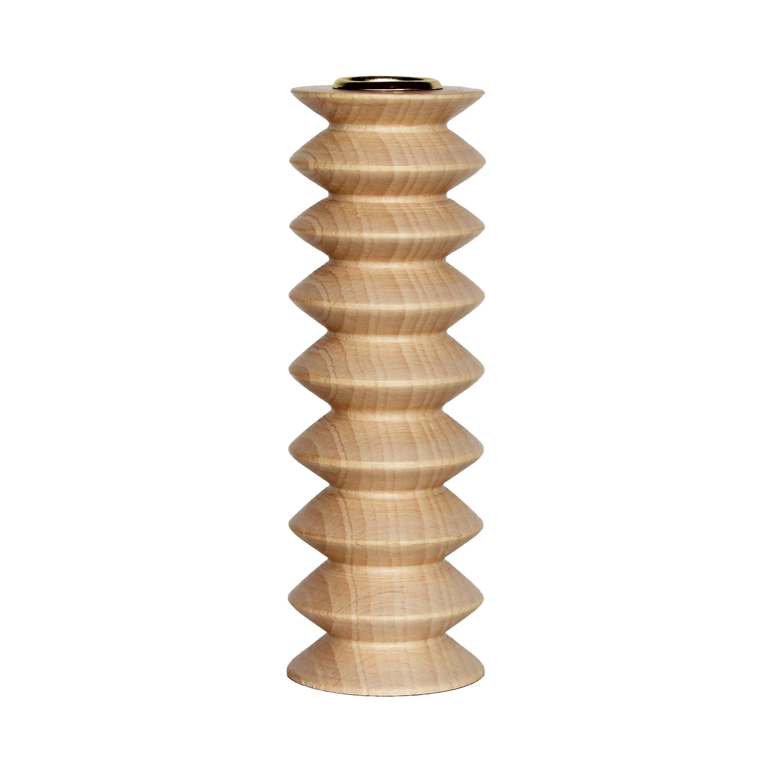 Wooden Candle Holder - Tall Nº 2