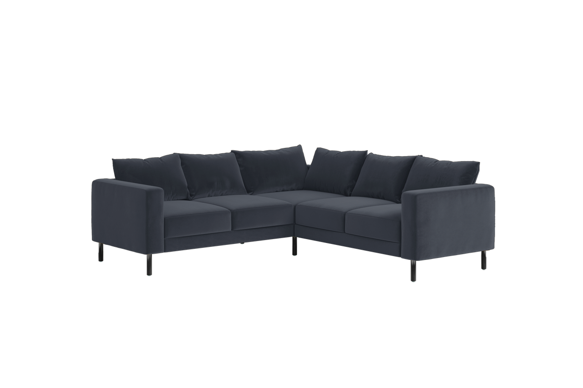 The Essential Corner Sectional | 5 Seat | Recycled Velvet