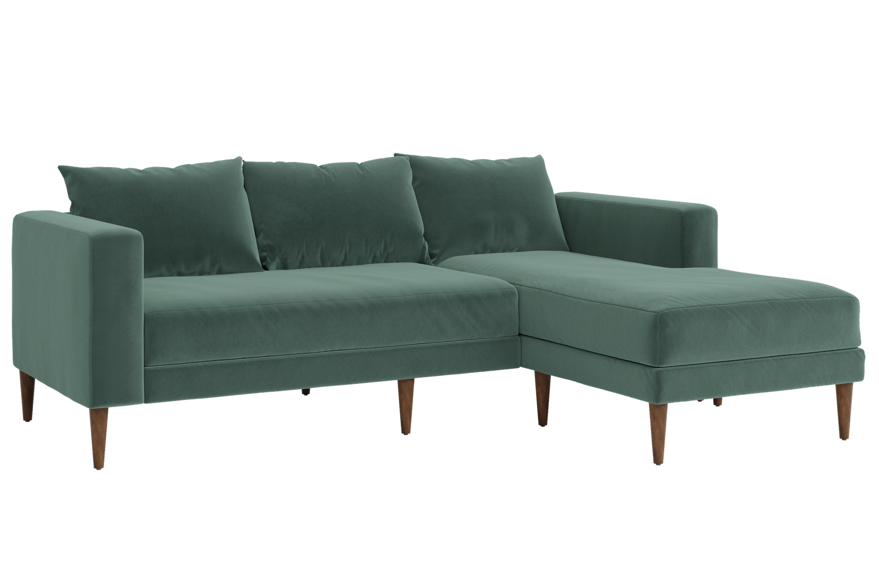 The Essential Sectional | Recycled Velvet