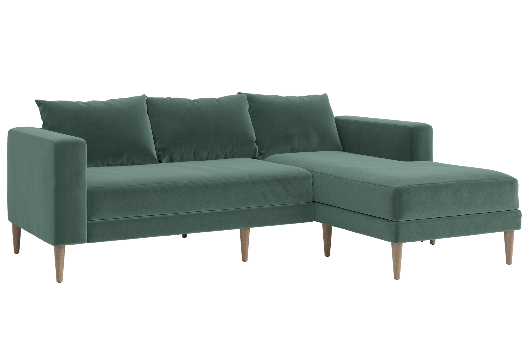 The Essential Sectional | Recycled Velvet