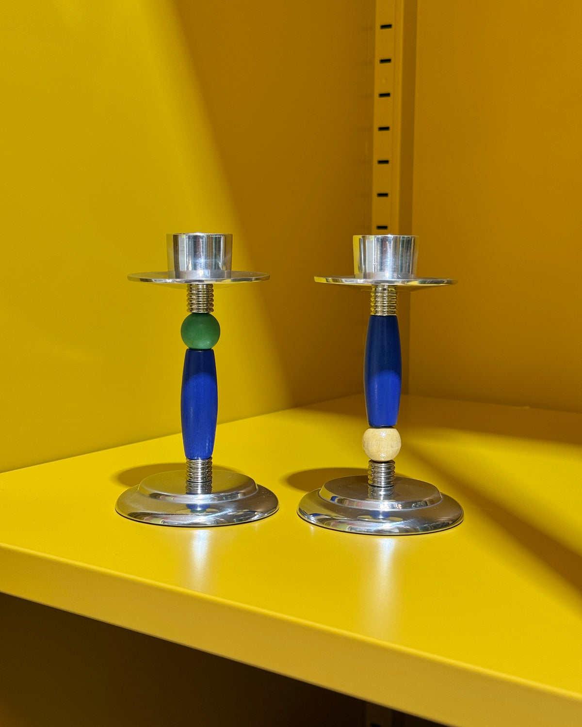 Beaded Tapered Candle Holder | Pops of Color