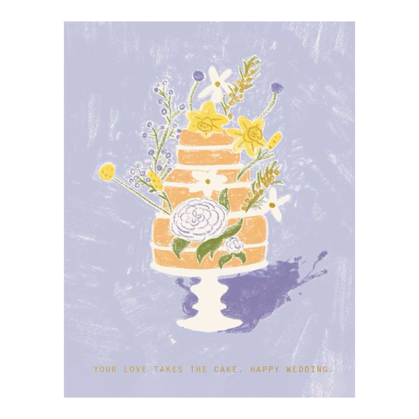 Your Love Takes The Cake | Wedding Card