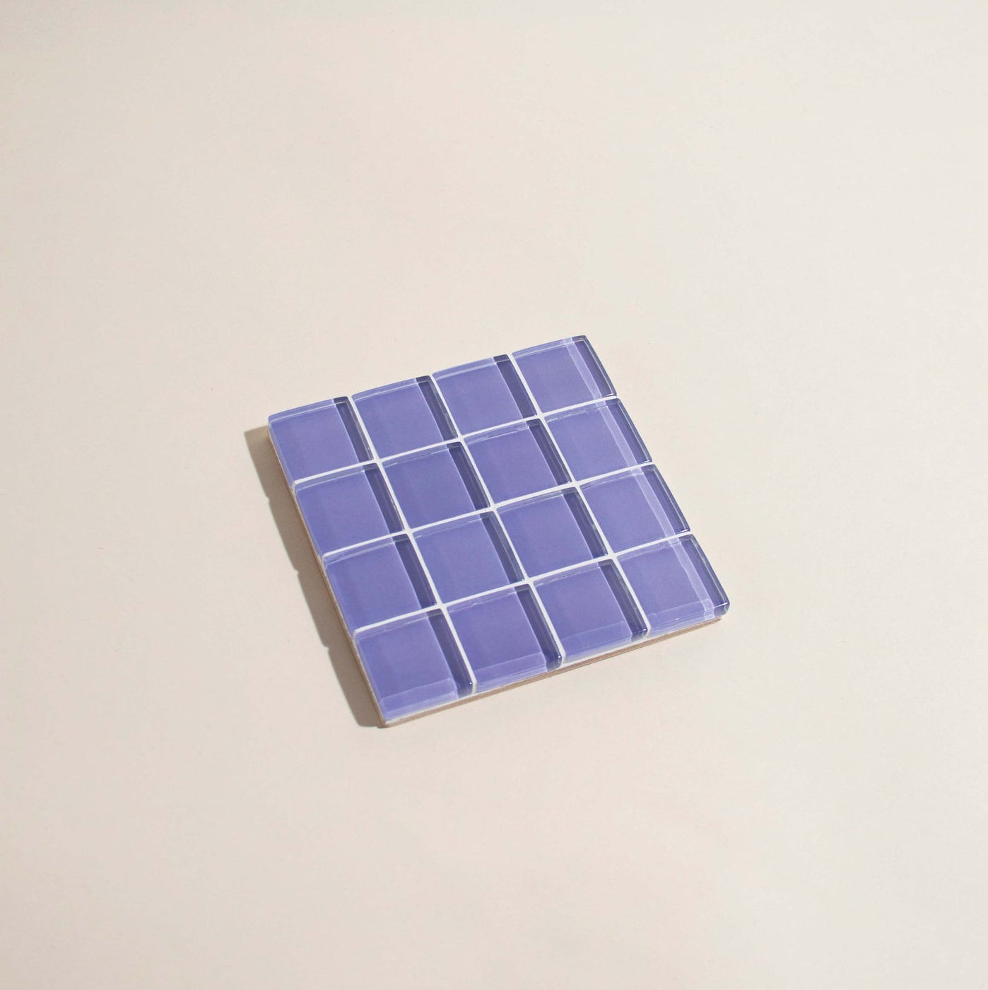 Glass Tile Coaster | Lilac