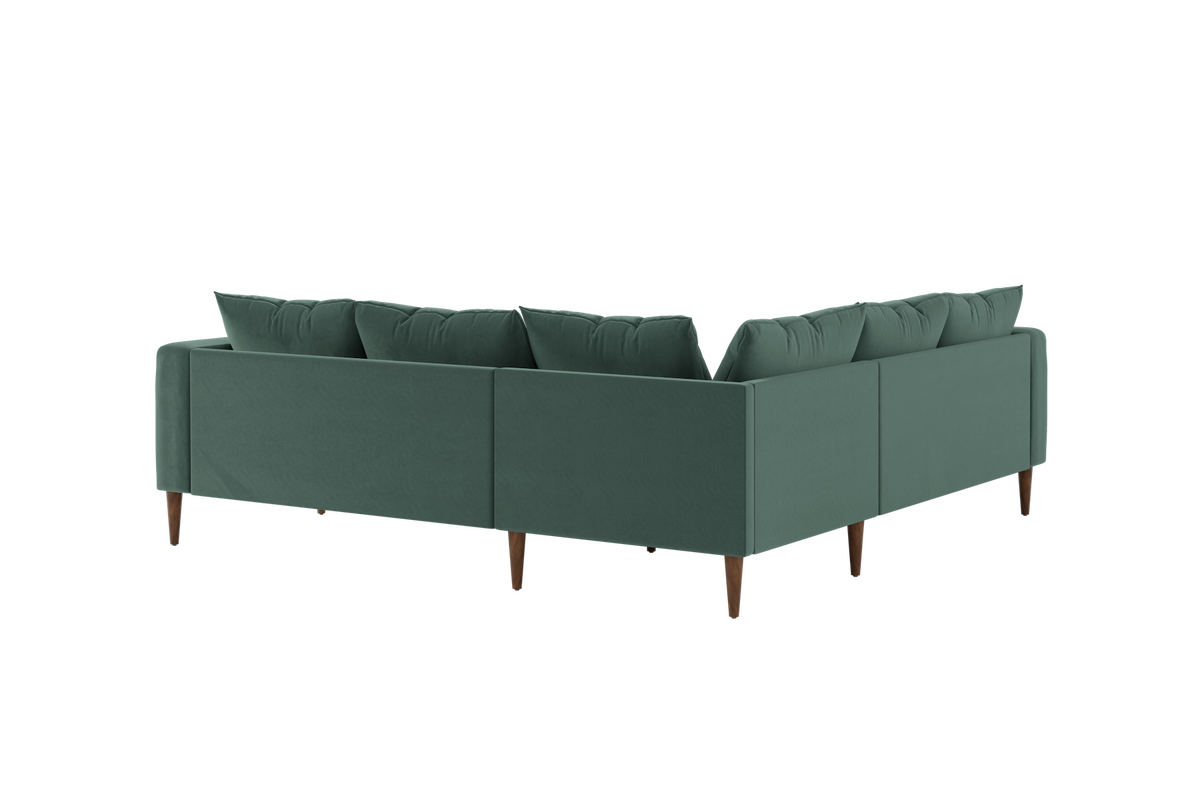 The Essential Corner Sectional | 5 Seat | Recycled Velvet