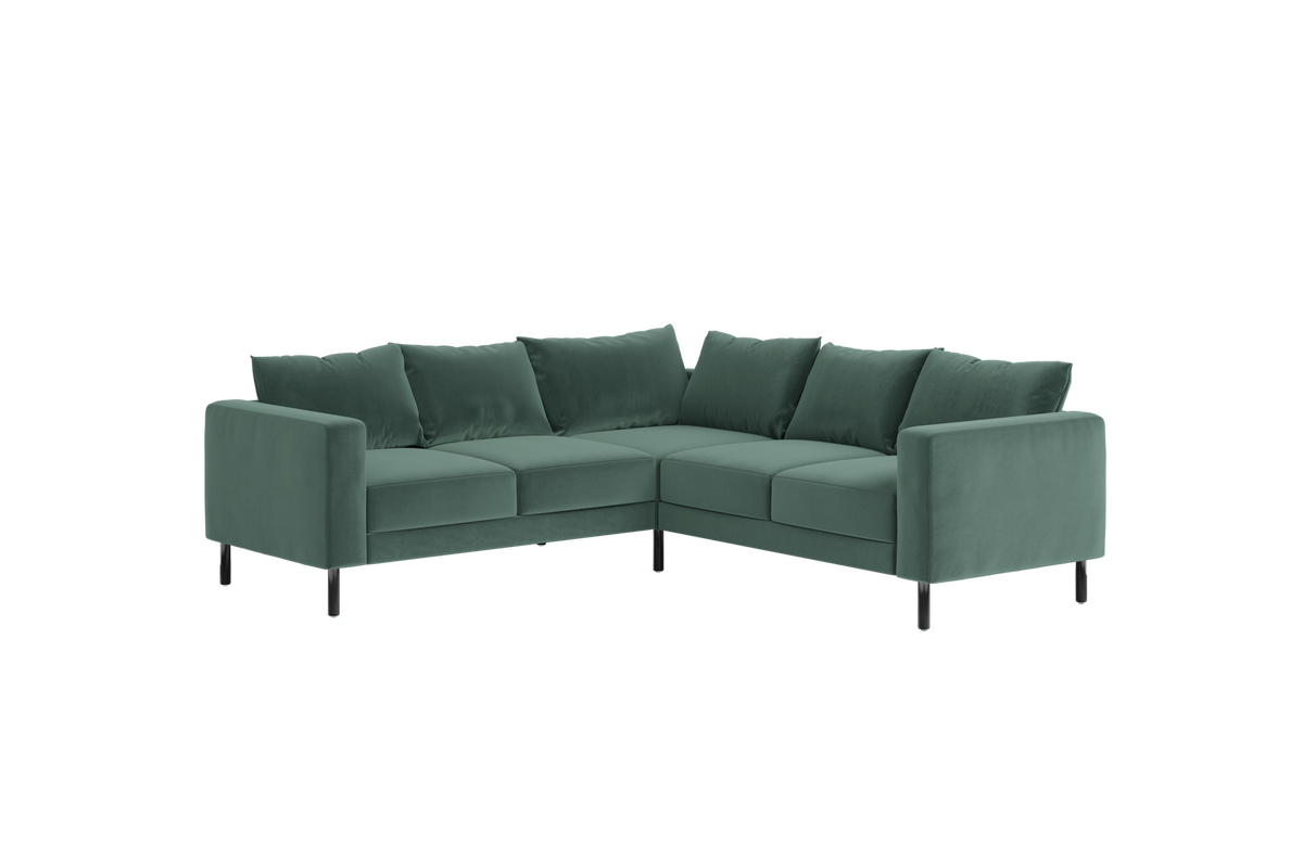 The Essential Corner Sectional | 5 Seat | Recycled Velvet