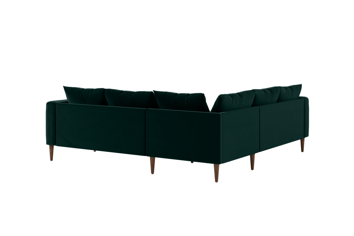 The Essential Corner Sectional | 5 Seat | Recycled Velvet