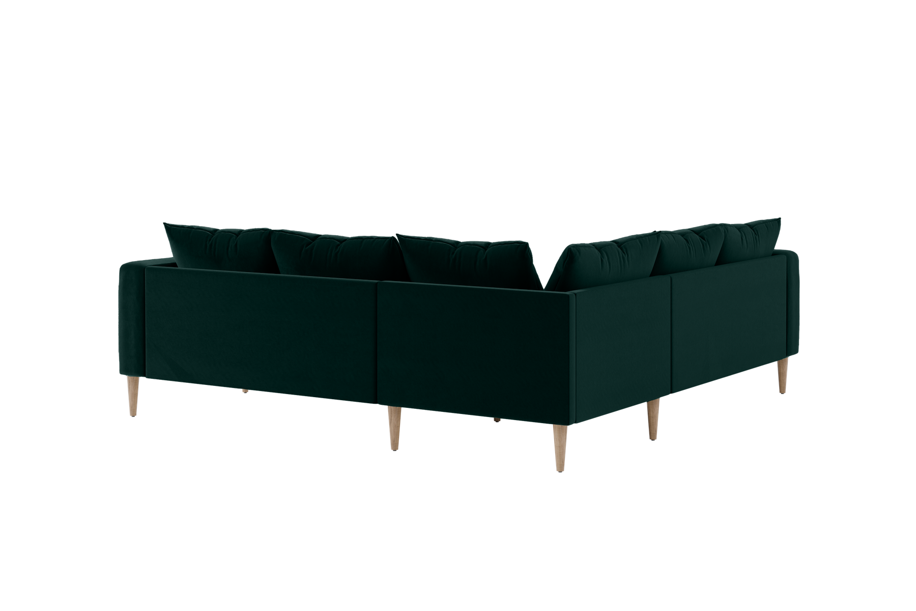 The Essential Corner Sectional | 5 Seat | Recycled Velvet