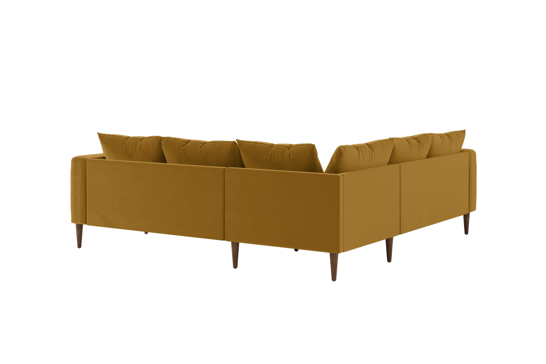 The Essential Corner Sectional | 5 Seat | Recycled Velvet